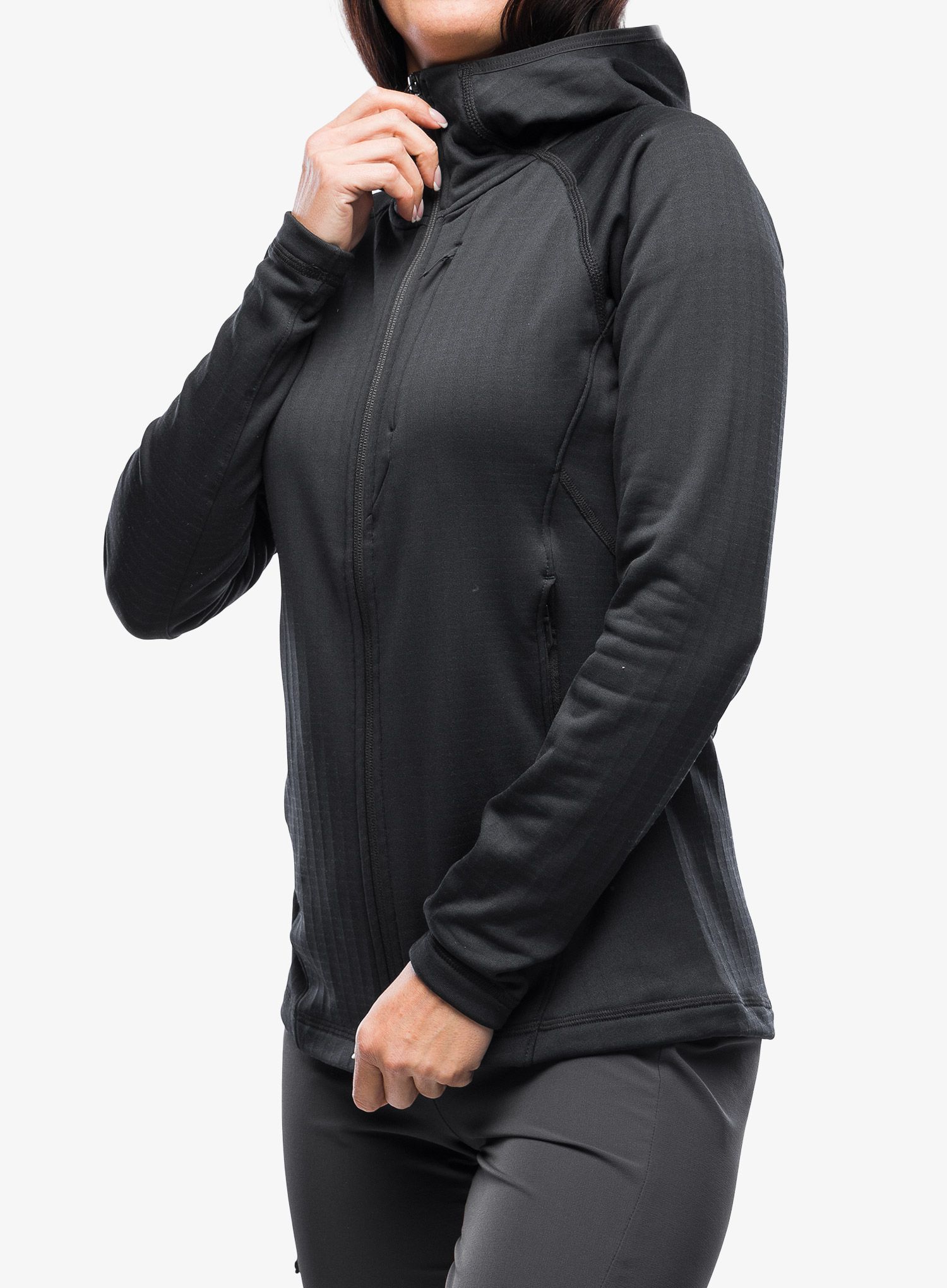 Ženska jopa s kapuco Black Diamond Factor Hoody - black
