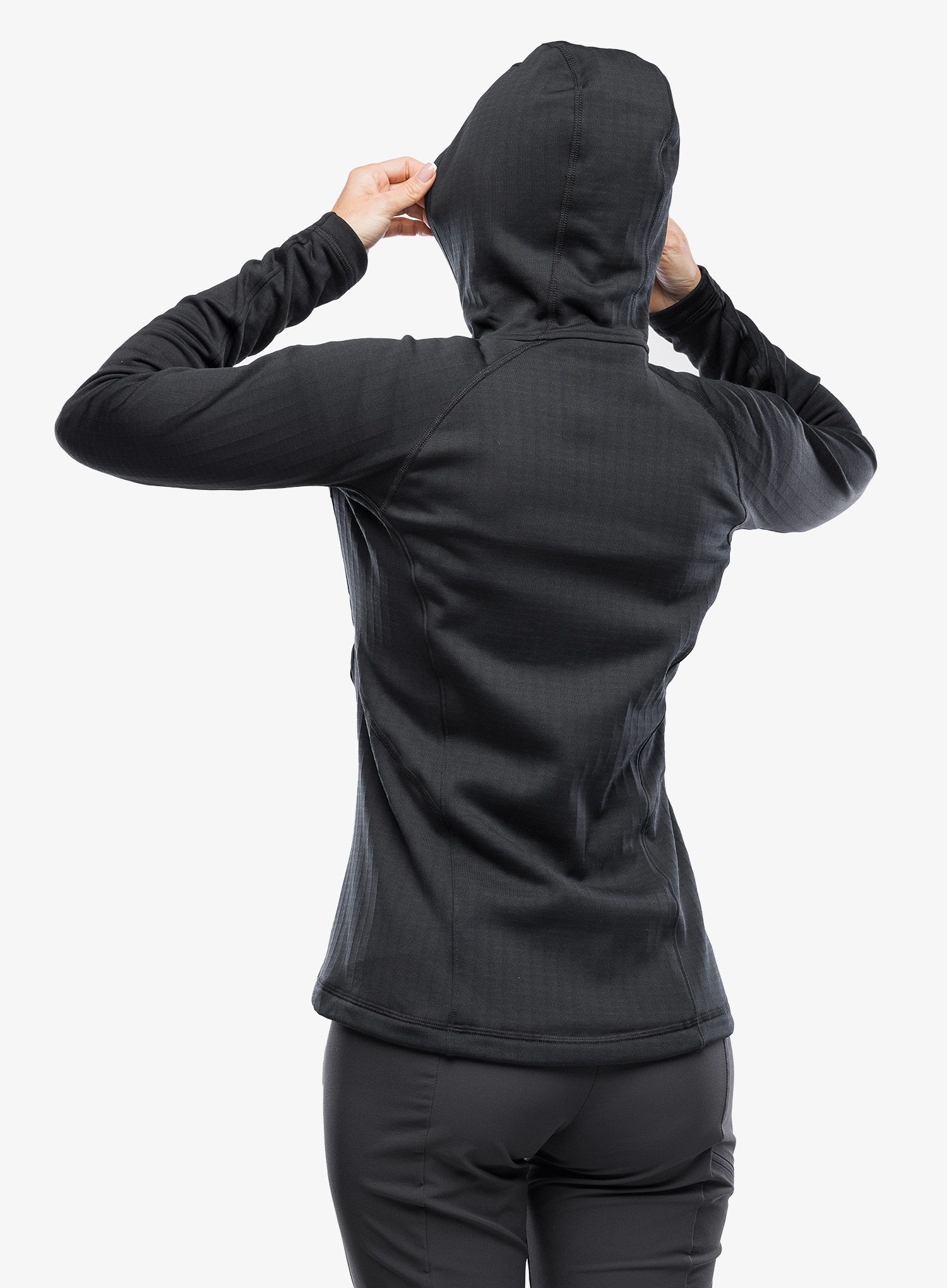 Ženska jopa s kapuco Black Diamond Factor Hoody - black
