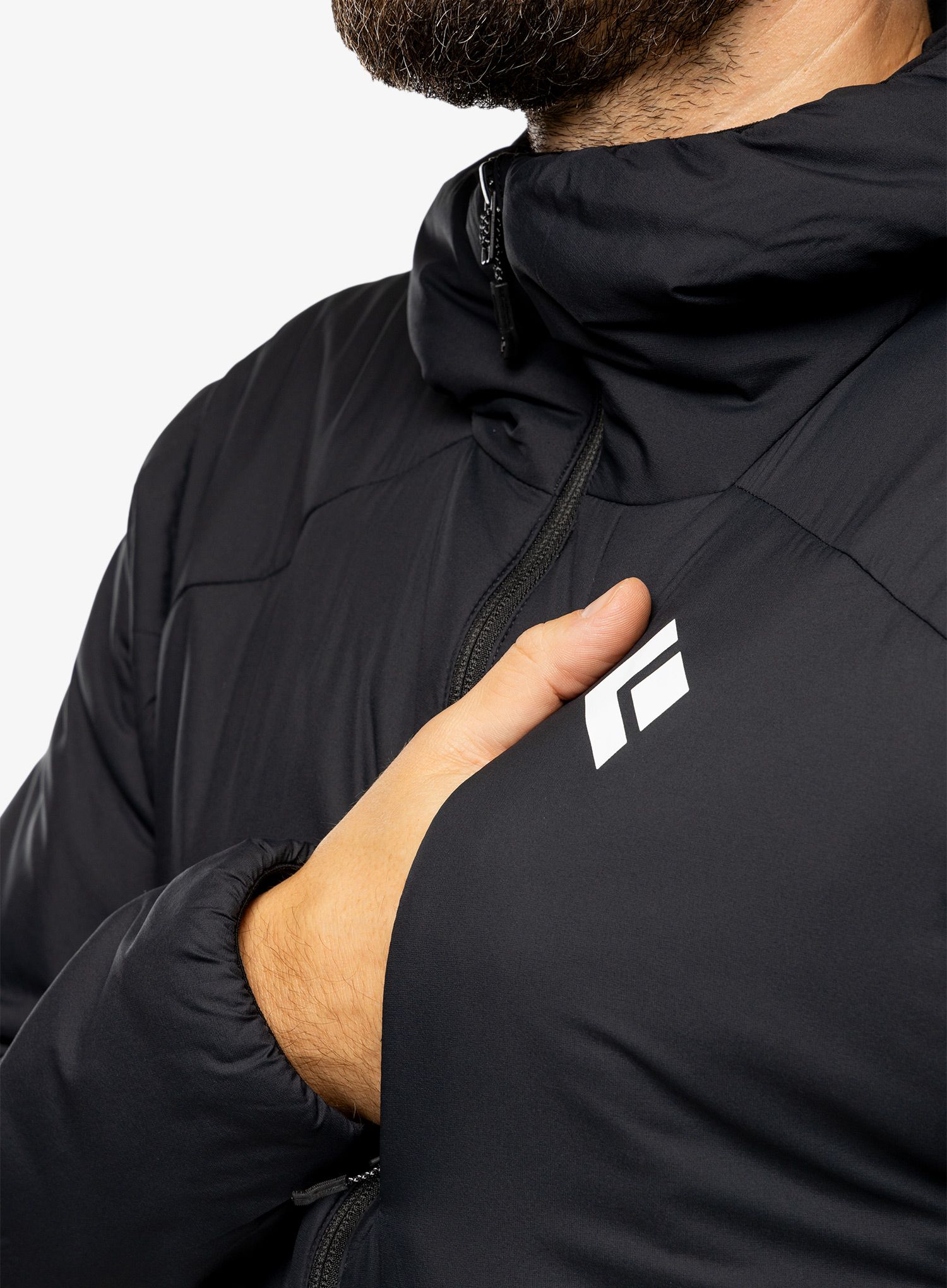 Sintetična jakna Black Diamond First Light Hybrid Hoody - black