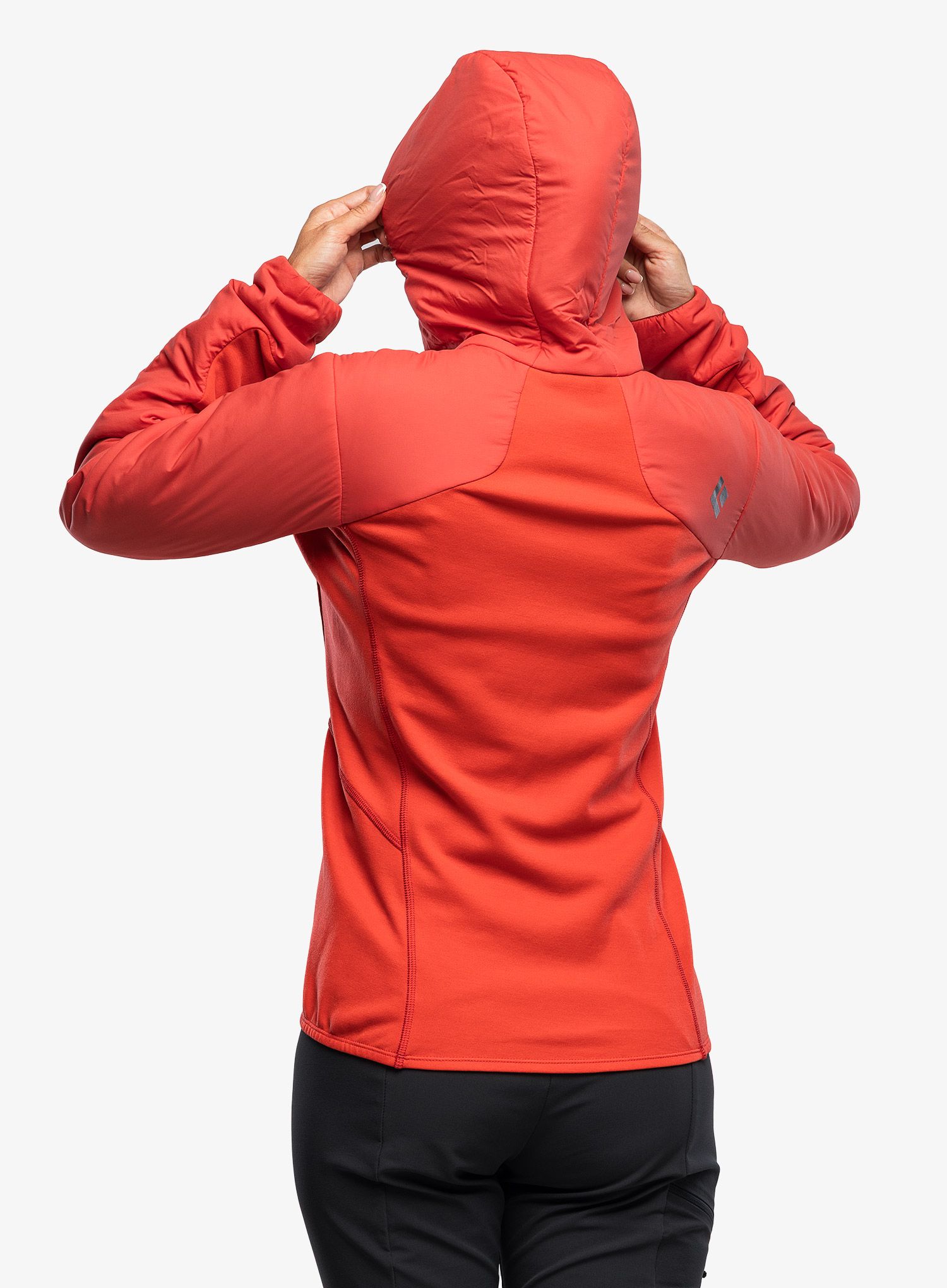 Ženska sintetična jakna Black Diamond First Light Hybrid Hoody - coral red