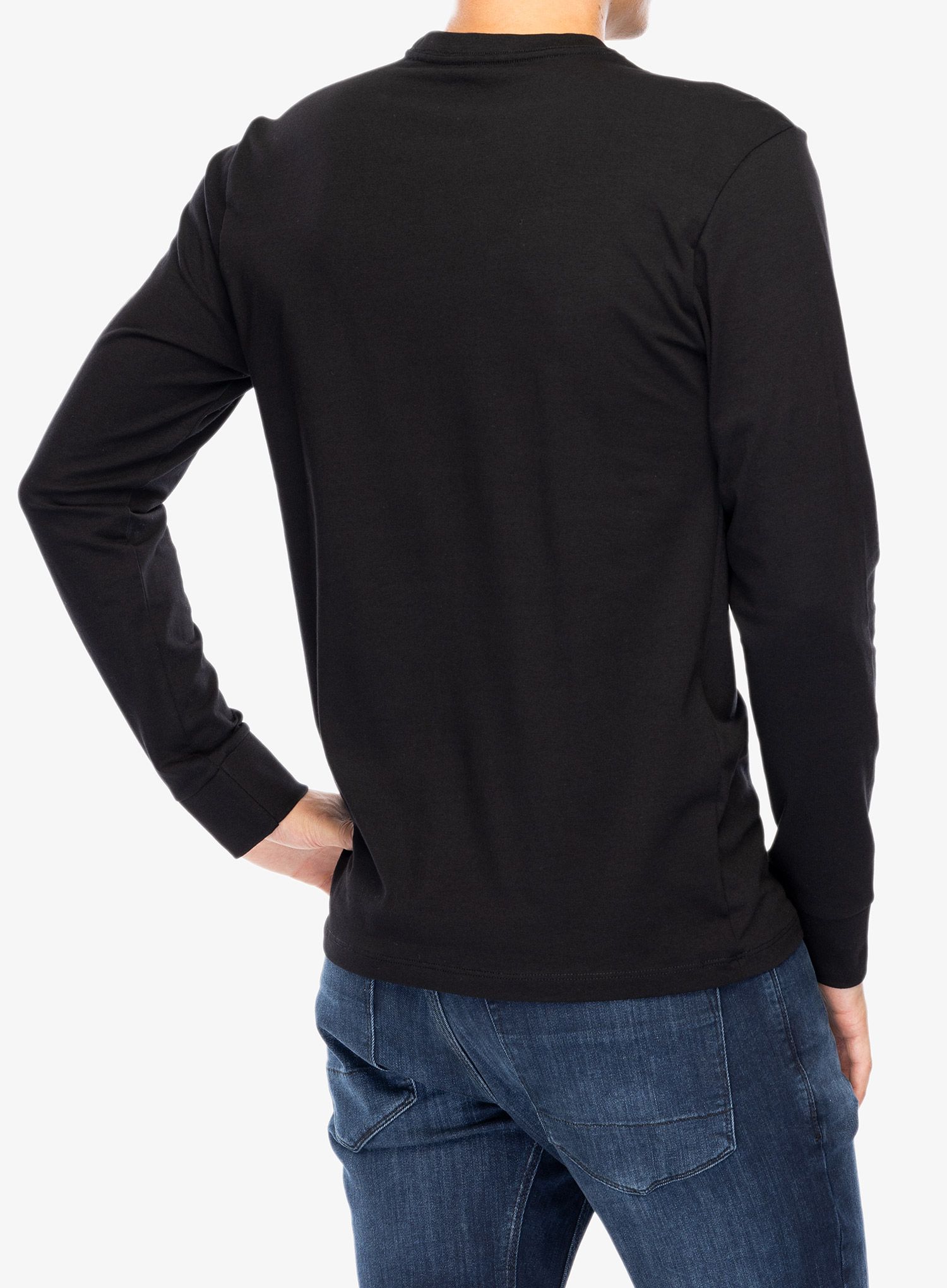 Majica z dolgimi rokavi Black Diamond Heritage Wordmark LS Tee - black