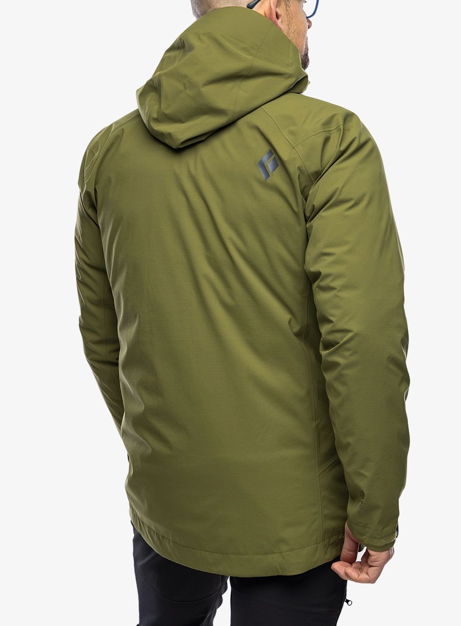 Nepremočljiva jakna Black Diamond Highline Stretch Shell - crag green