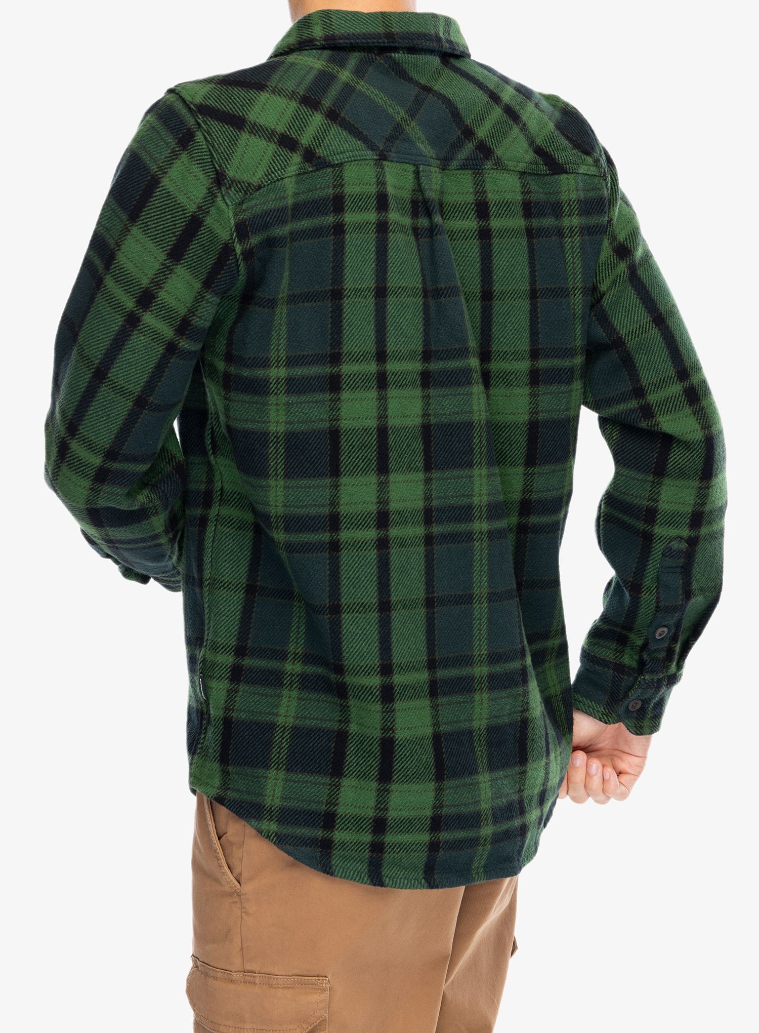 Pohodniška srajca Black Diamond Project Heavy Flannel - green/plaid