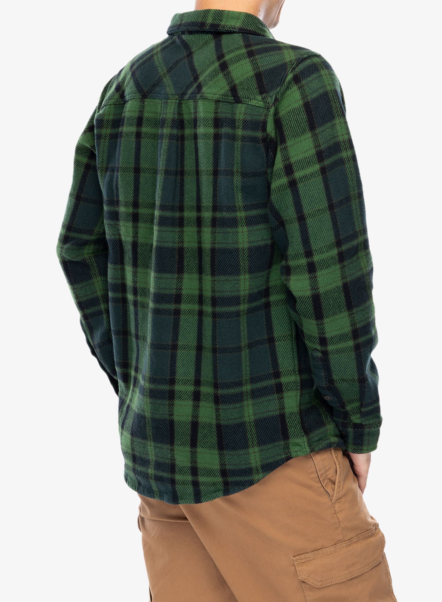 Pohodniška srajca Black Diamond Project Heavy Flannel - green/plaid