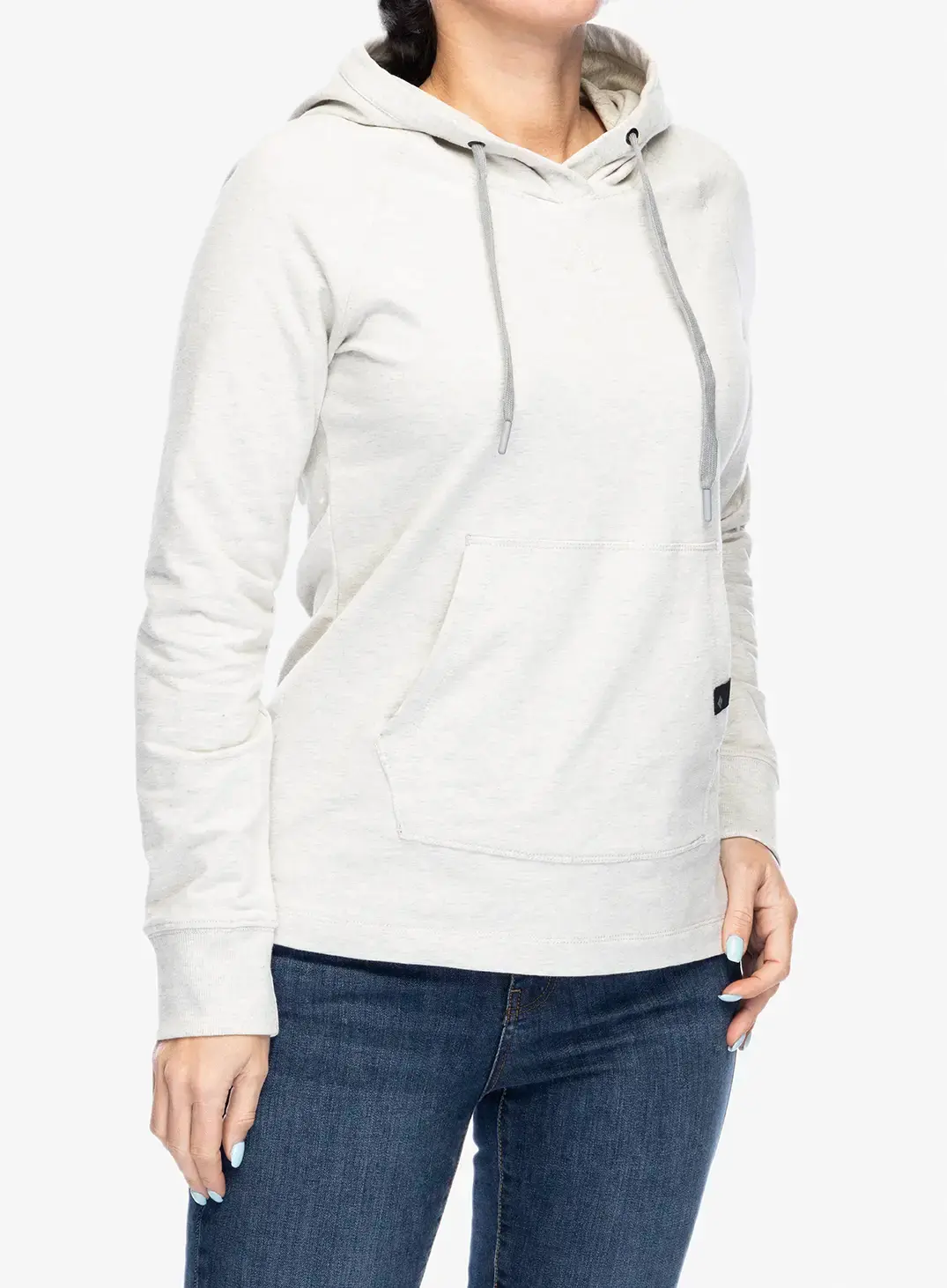 Ženska jopa s kapuco Black Diamond Rays Pullover Hoody - light gray heather