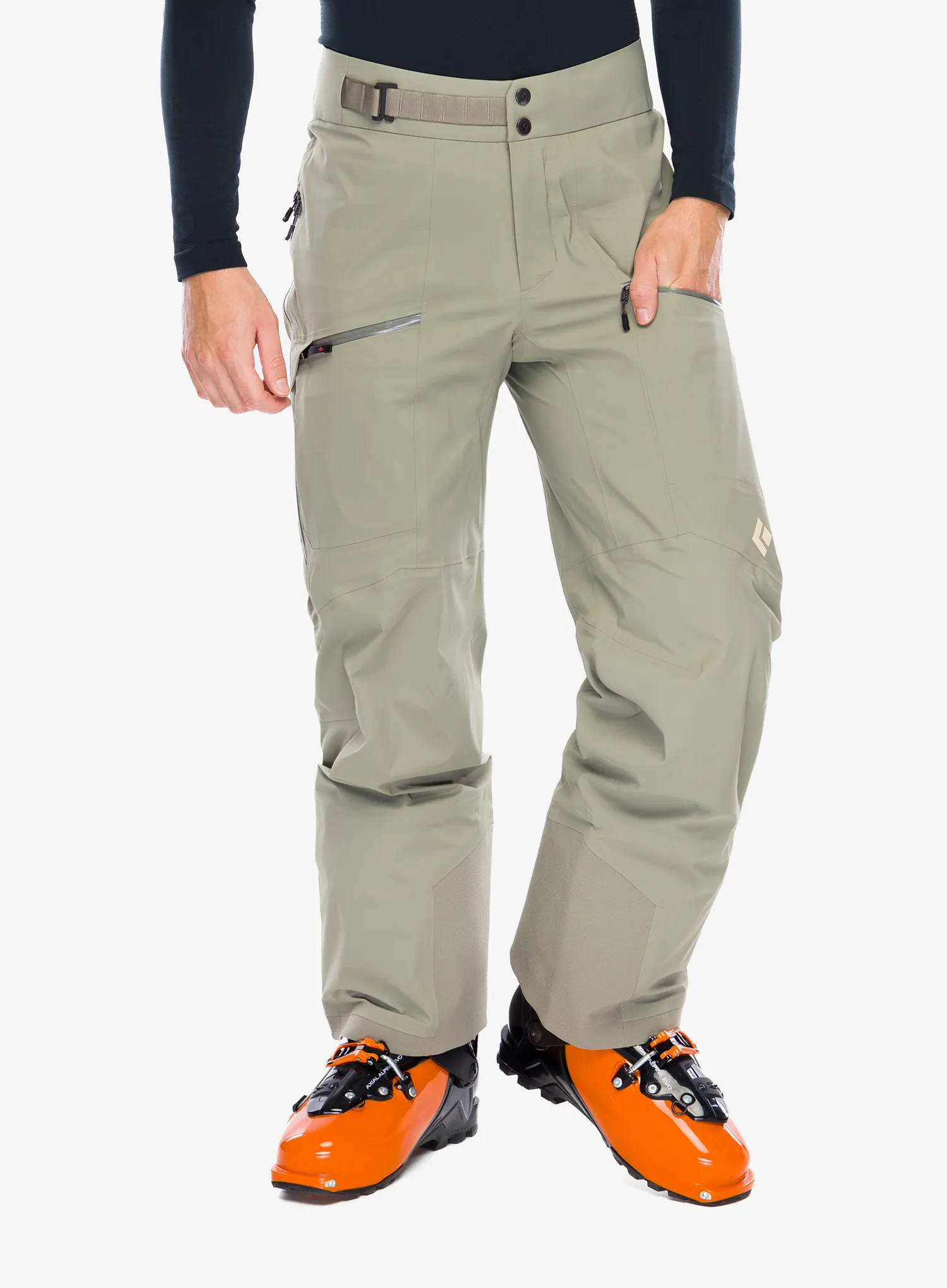 Smučarske hlače Black Diamond Recon LT Stretch Pants - pine smoke