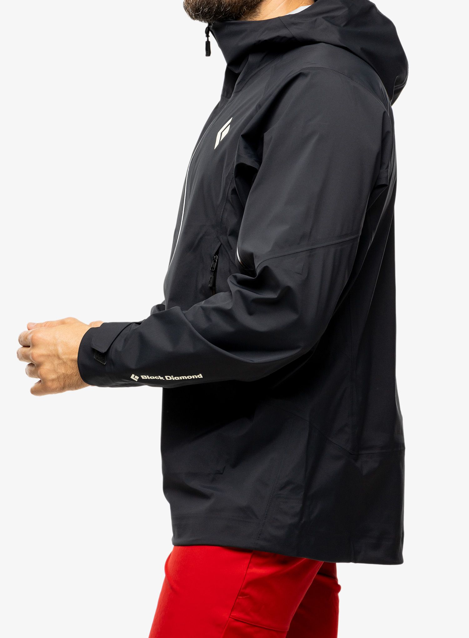 Nepremočljiva jakna Black Diamond Recon LT Stretch Shell - black