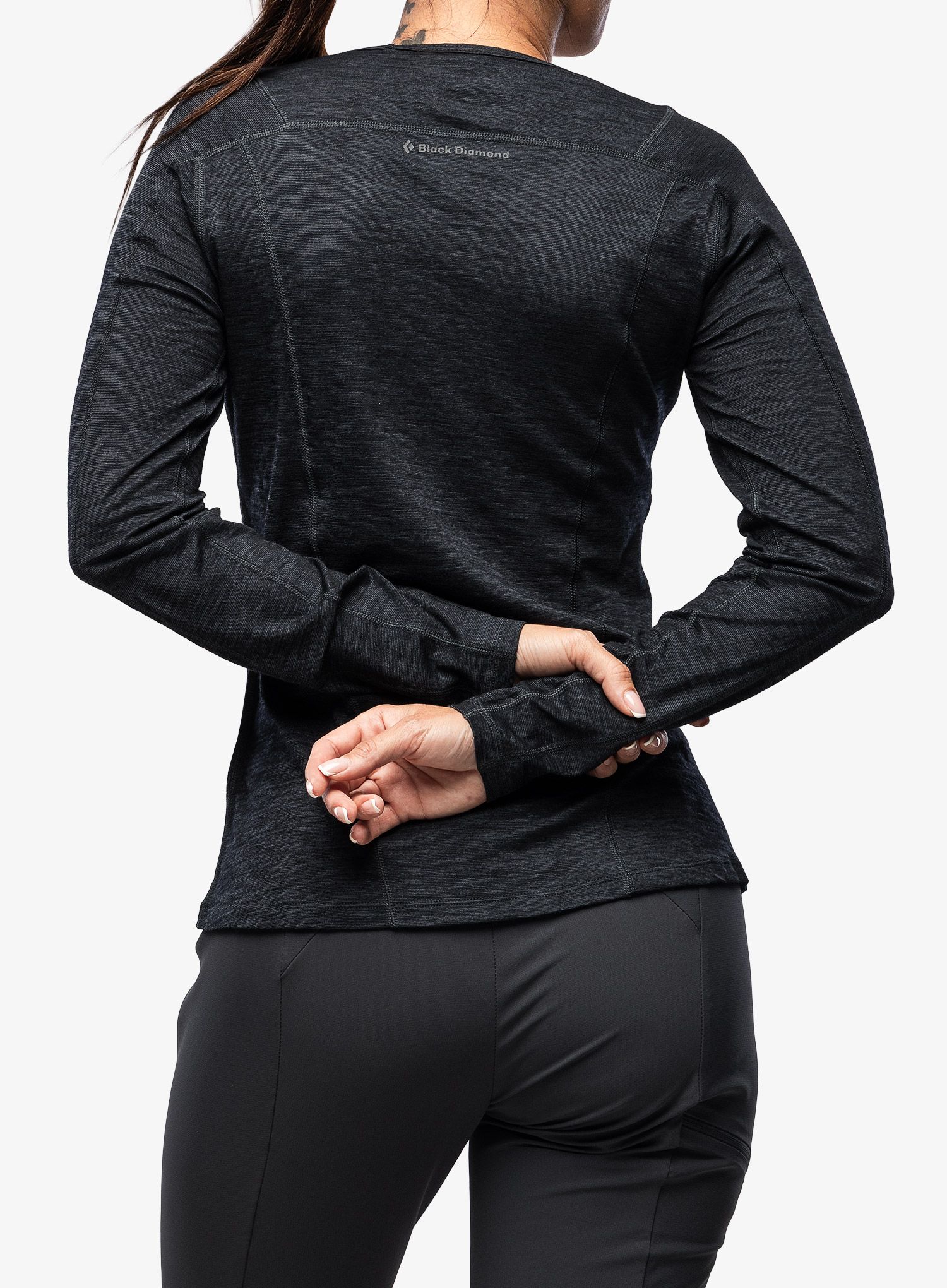 Majica z dolgimi rokavi ženska Black Diamond Rhythm Tee L/S - black