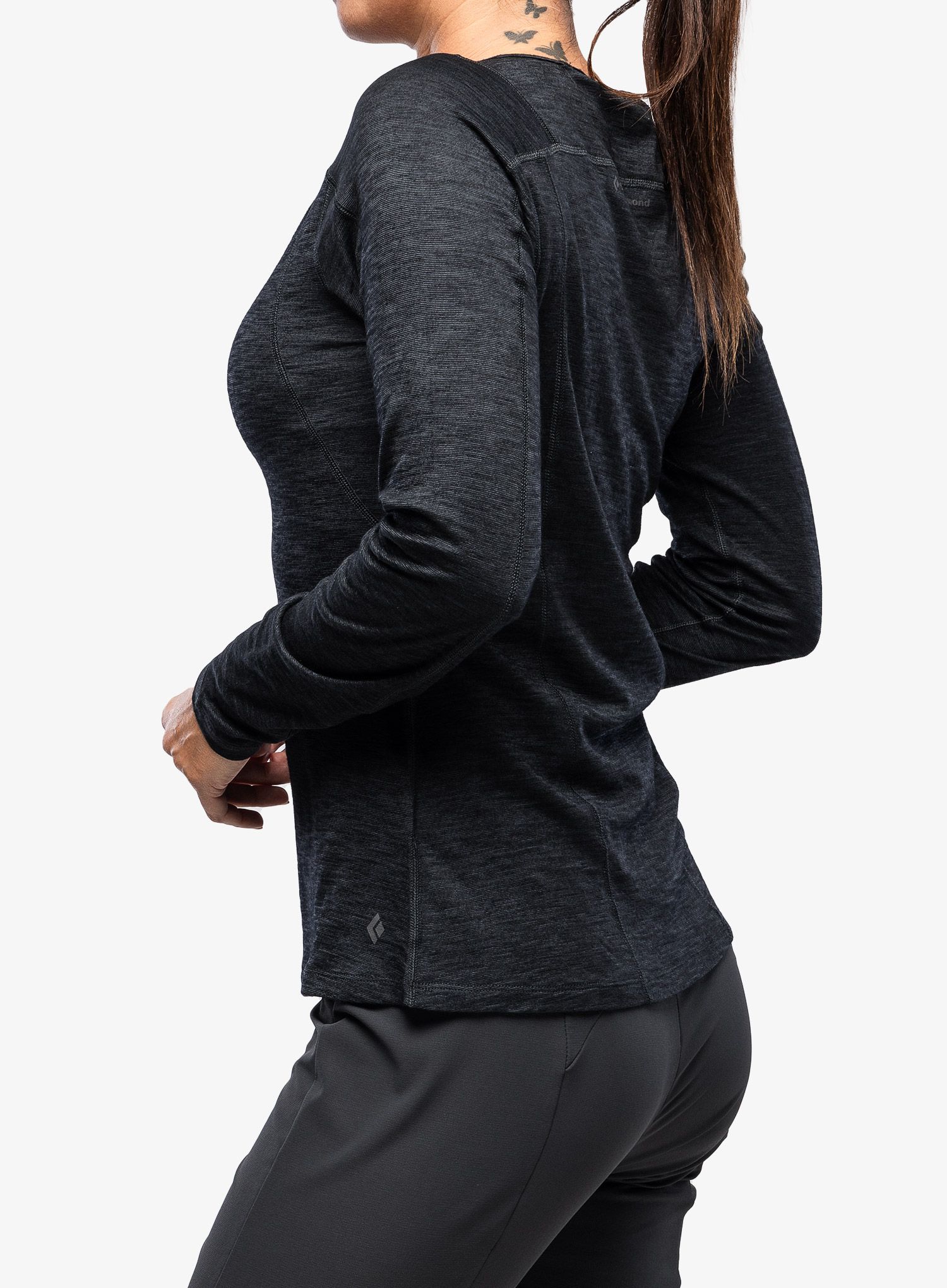 Majica z dolgimi rokavi ženska Black Diamond Rhythm Tee L/S - black