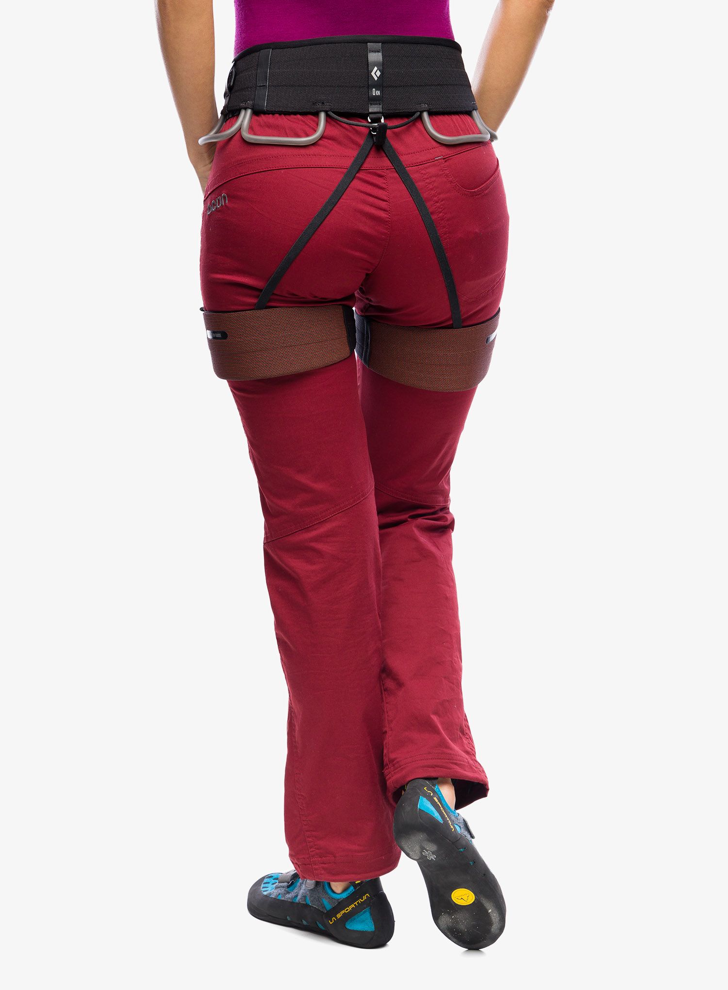 Ženski plezalni pas Black Diamond Solution Guide Harness - coral