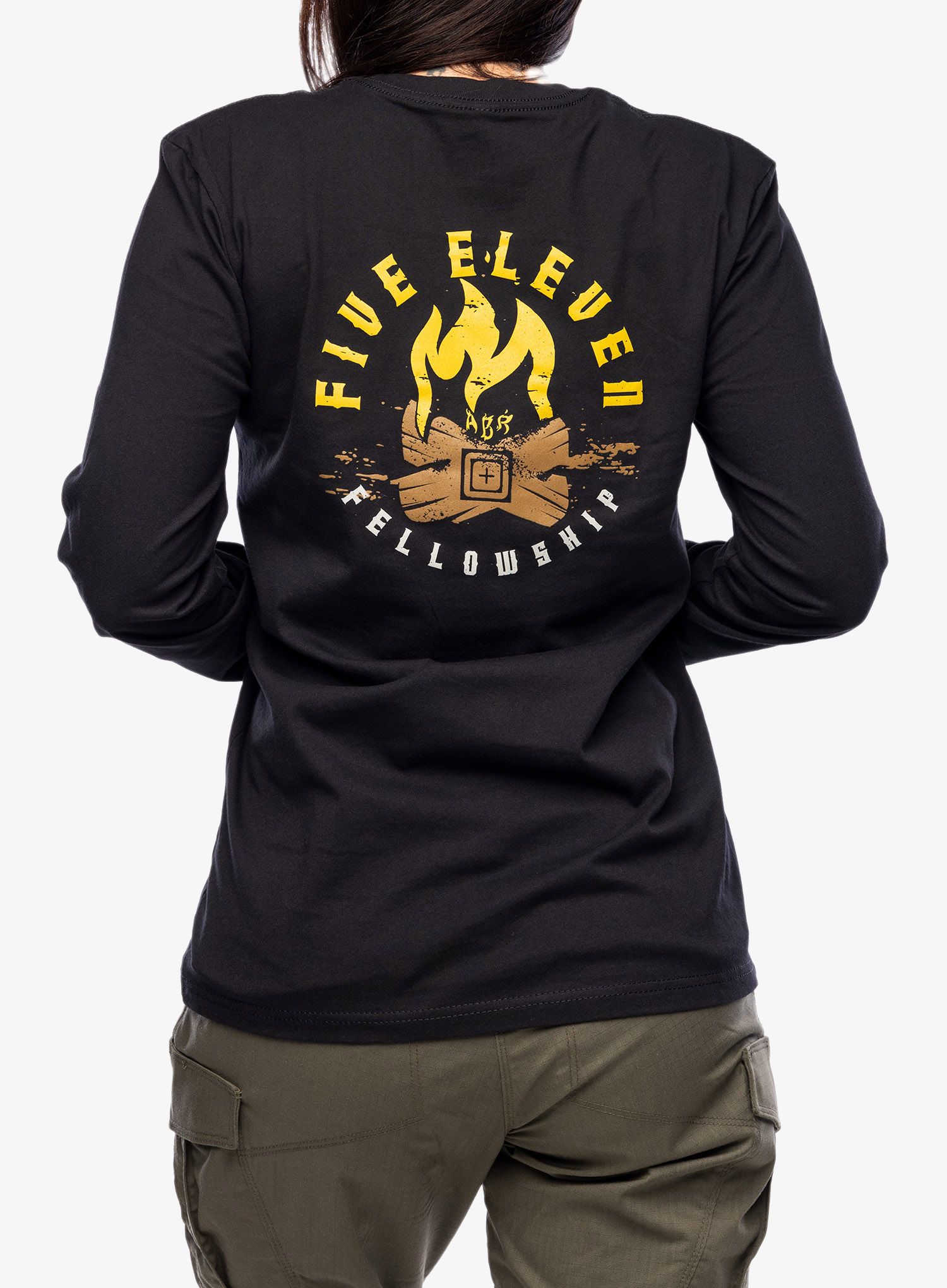 Ženska jopica 5.11 Fellowship L/S Tee - black