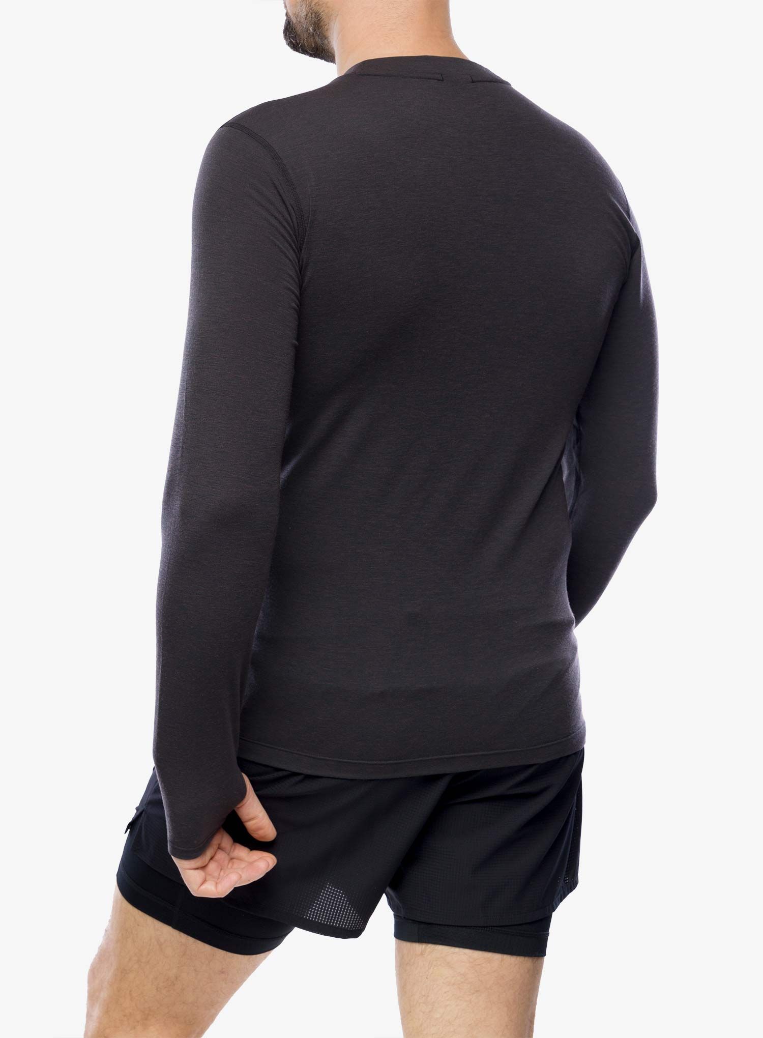 Tekaška jopica Brooks High Point Long Sleeve - black