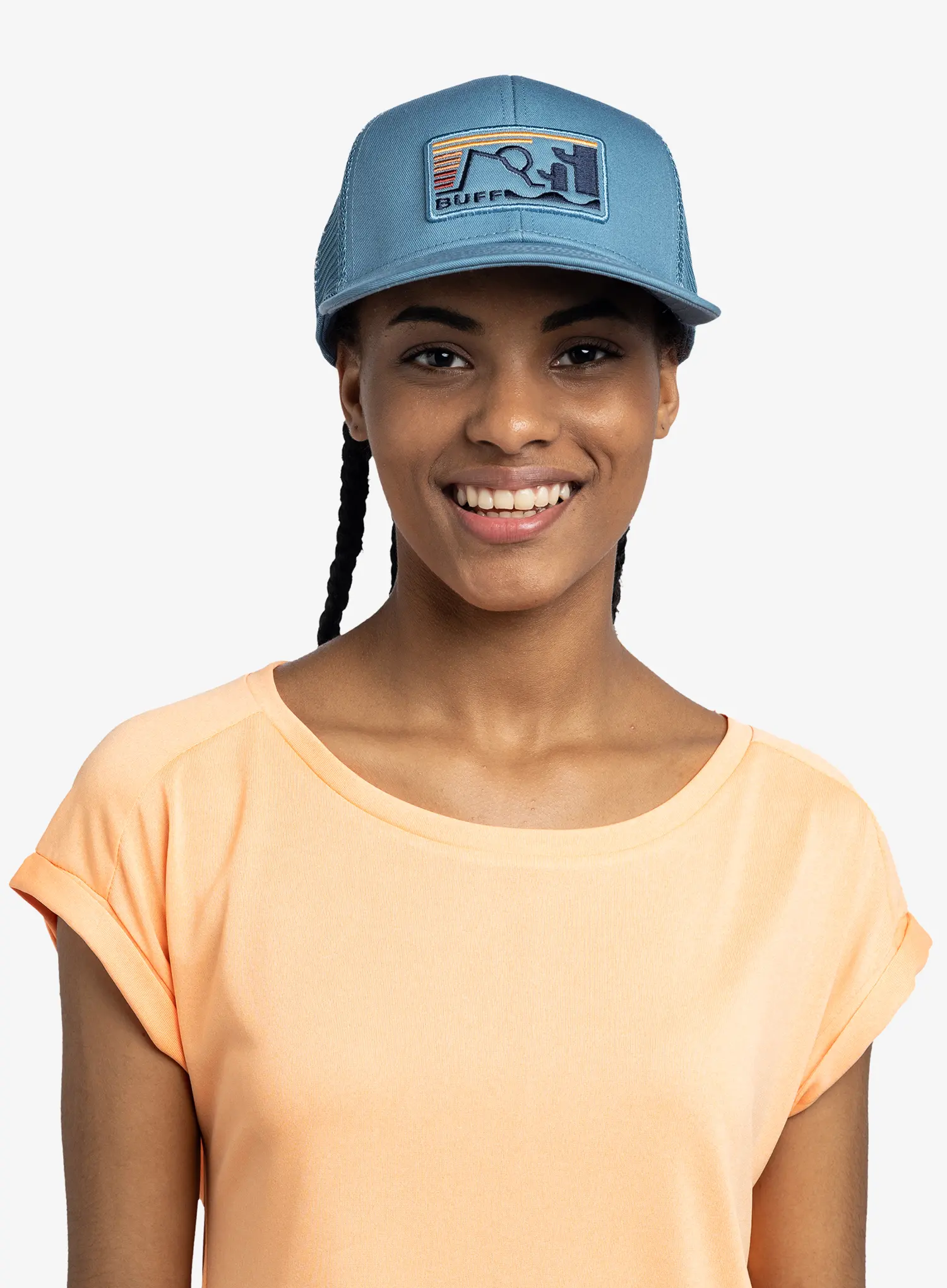 Kapa s šiltom Buff Explore Trucker Cap - nidus blue