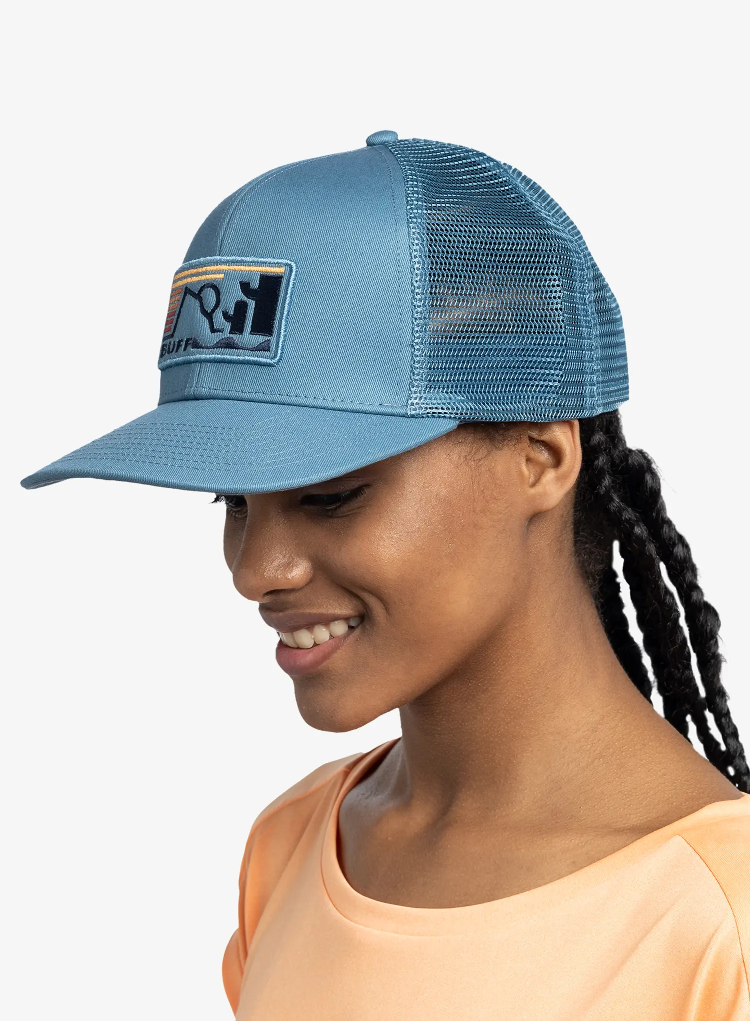 Kapa s šiltom Buff Explore Trucker Cap - nidus blue