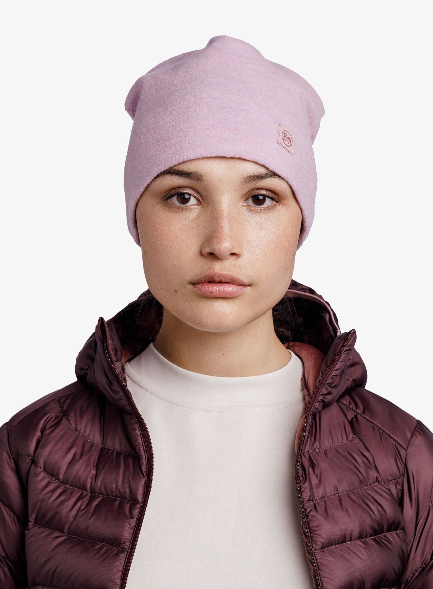 Termo kapa Buff Merino Fleece Beanie - lilac sand