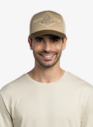 Kapa s šiltom Buff Trucker Cap - brak khaki