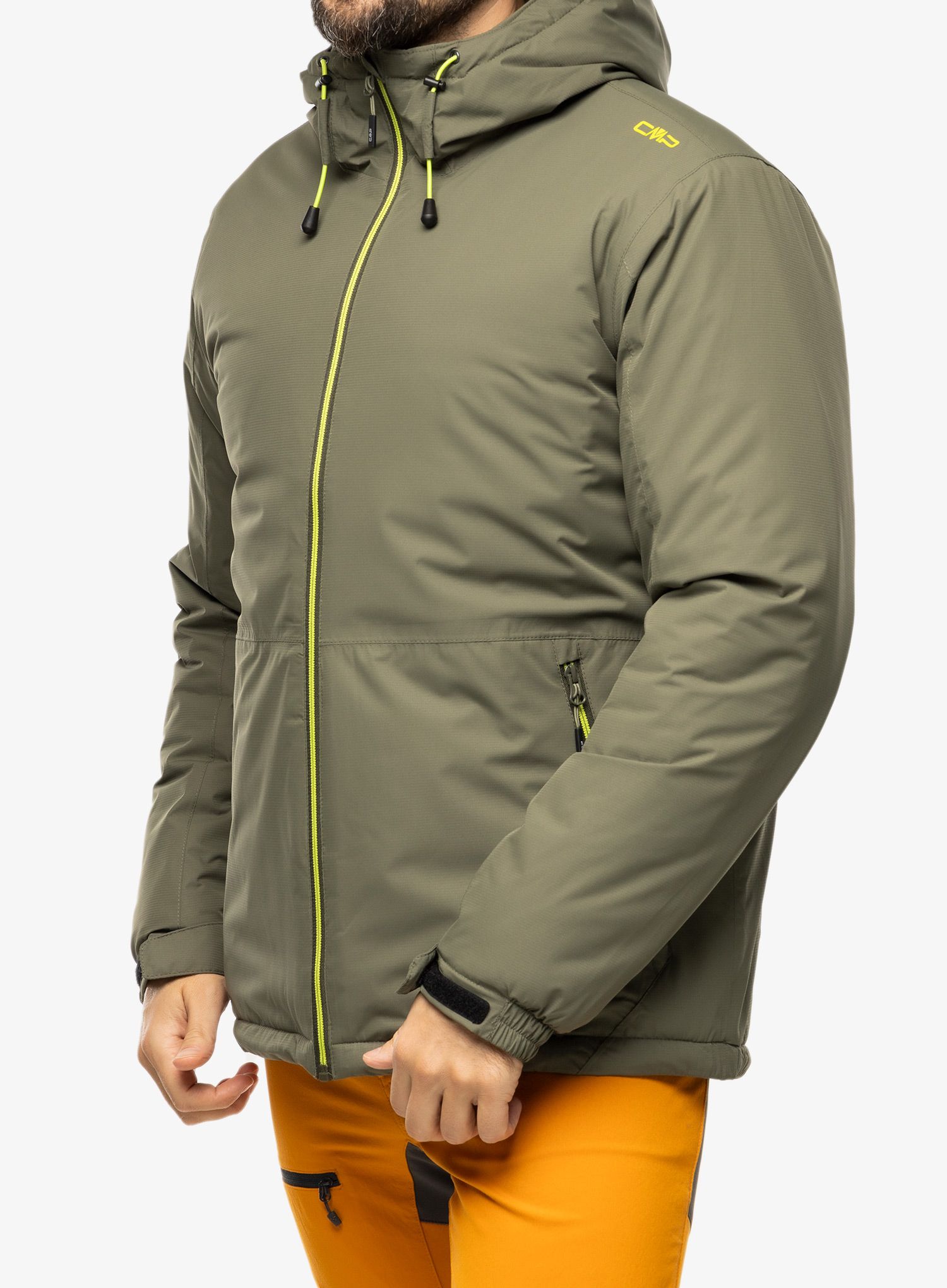 Sintetična jakna CMP Franz Jacket Fix Hood - kaki
