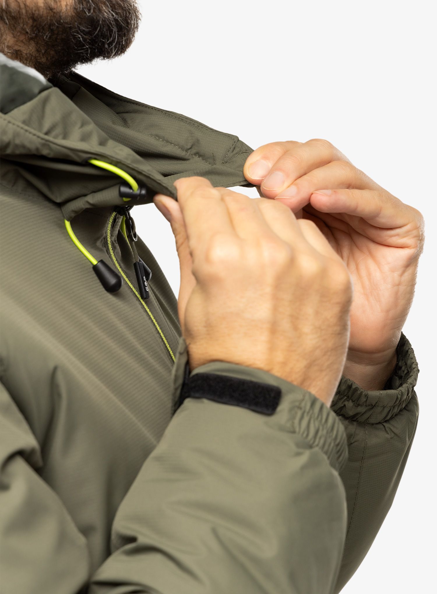 Sintetična jakna CMP Franz Jacket Fix Hood - kaki