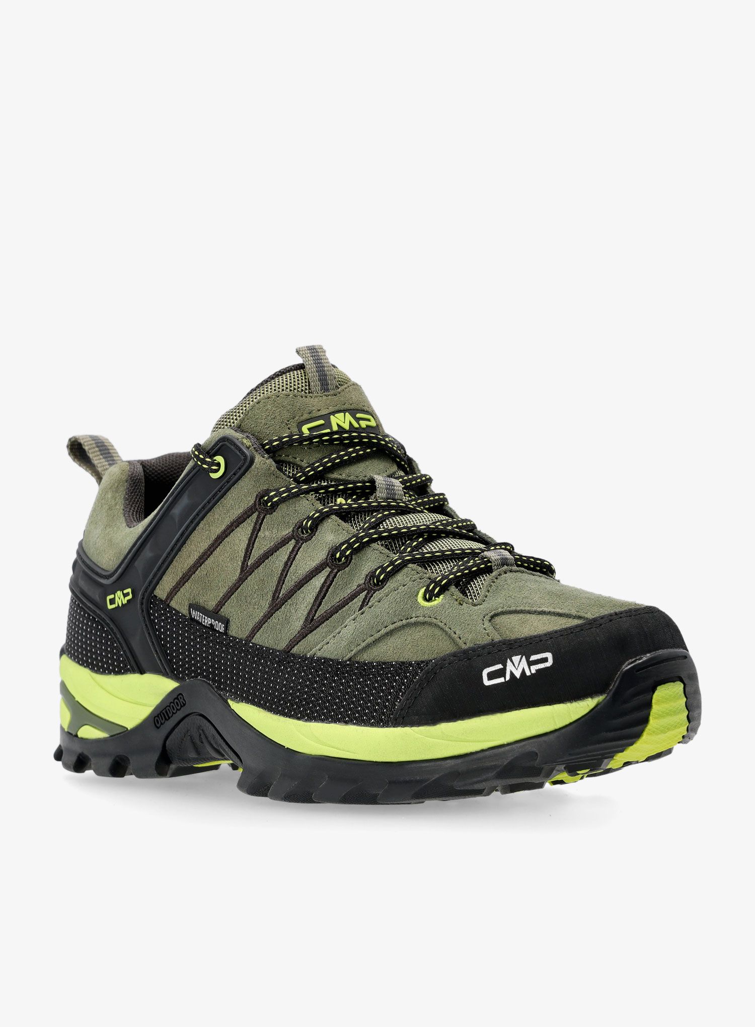 Pohodniški čevlji CMP Rigel Low WP - basic green