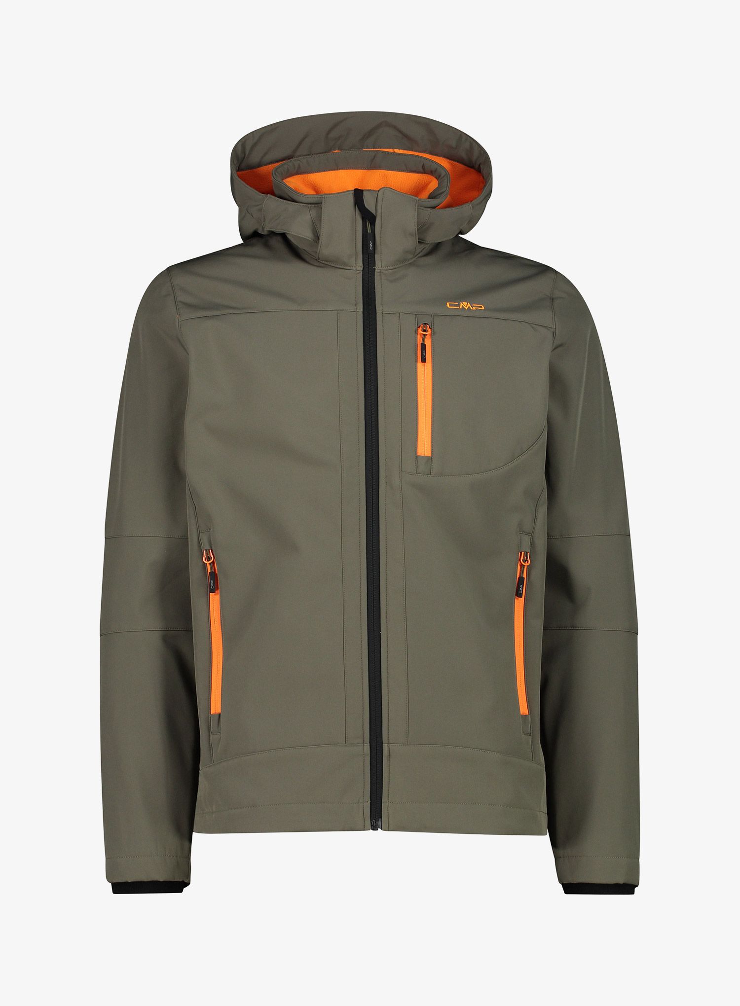 Softshell jakna CMP Vivo Jacket Zip Hood - olive