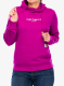Ženska jopa s kapuco Carhartt Force Lightweight Sweatshirt - magenta agate
