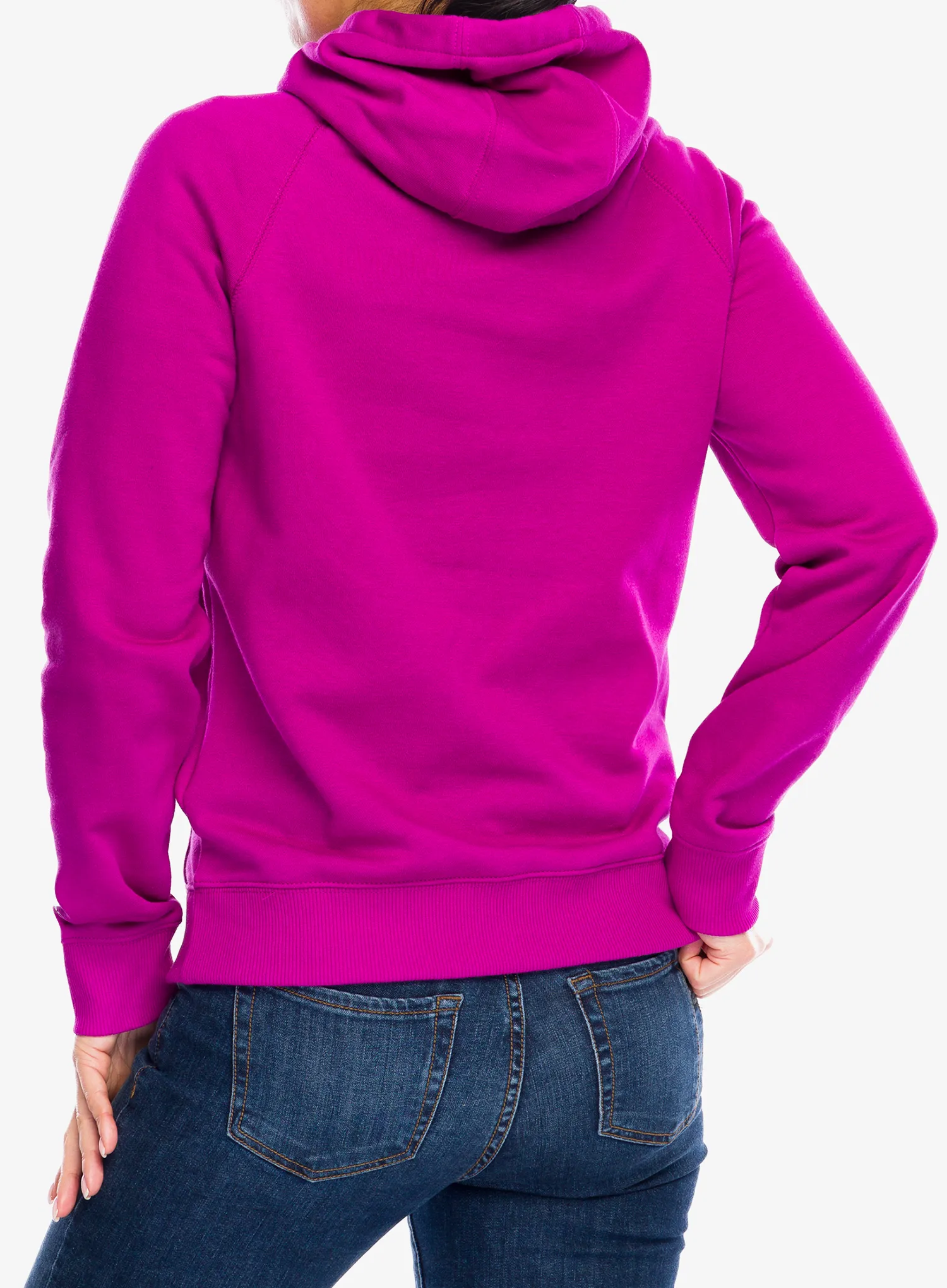 Ženska jopa s kapuco Carhartt Force Lightweight Sweatshirt - magenta agate