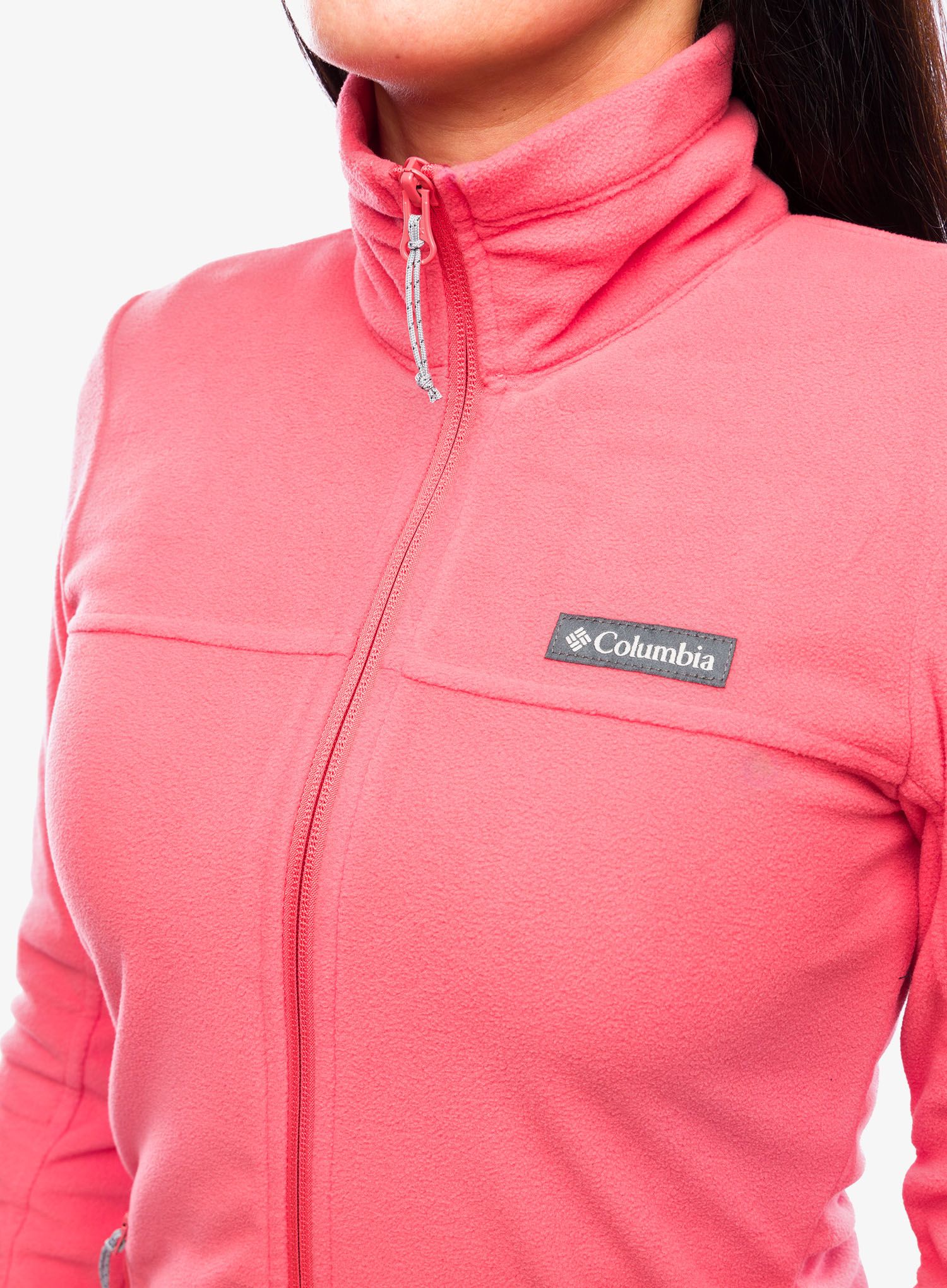 Ženska jopica z zadrgo Columbia Ali Peak Full Zip - juicy