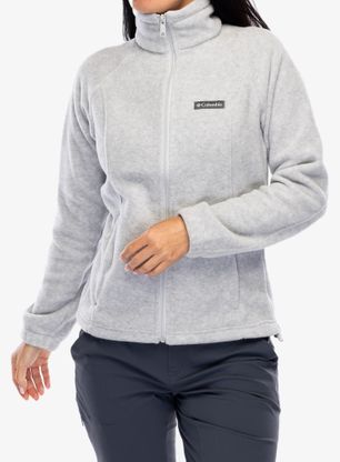 Ženska jopica z zadrgo Columbia Benton Springs FZ - cirrus grey heather