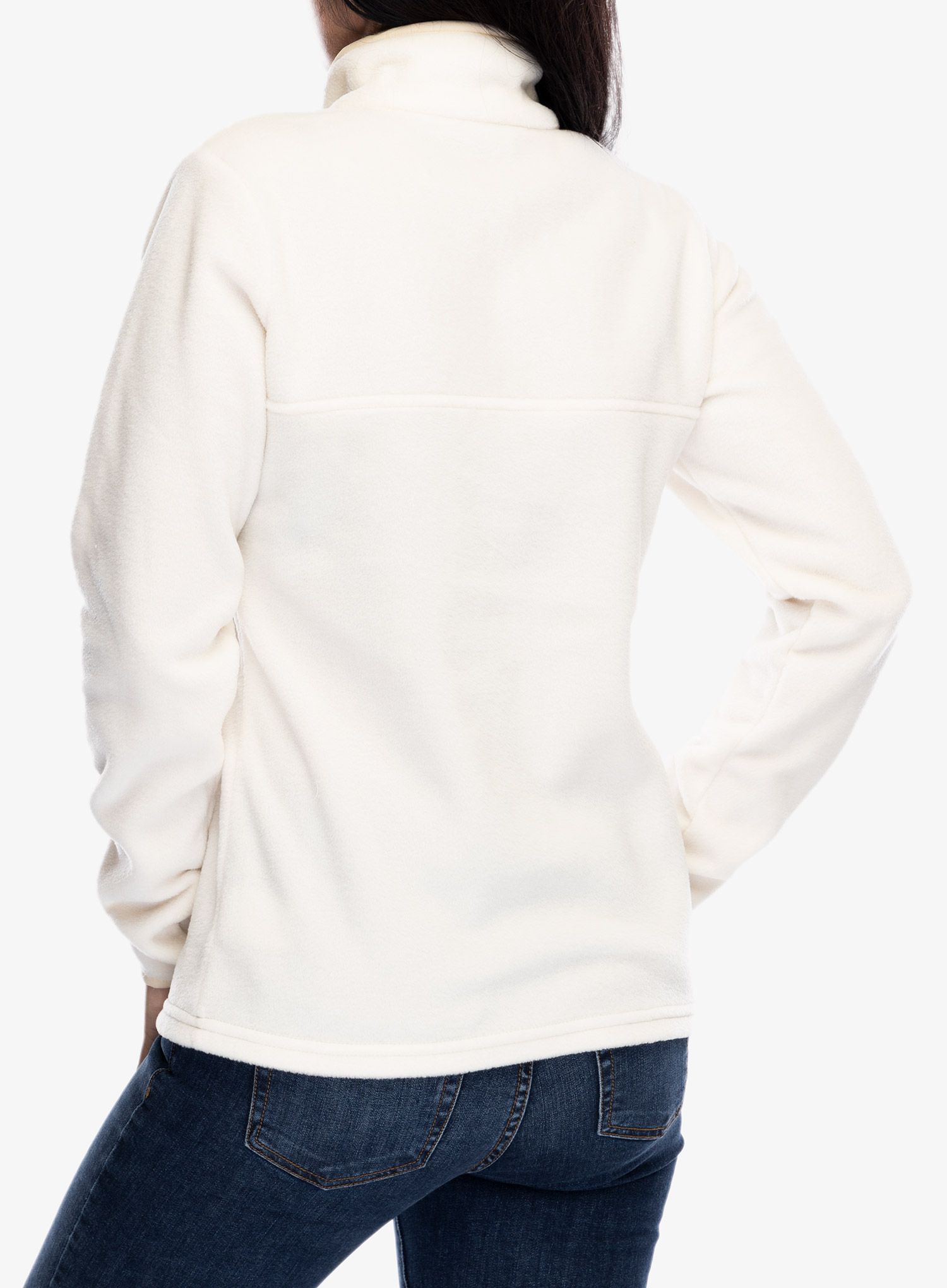 Ženska jopica Columbia Benton Springs Half Snap Pull Over II - chalk/camel brown