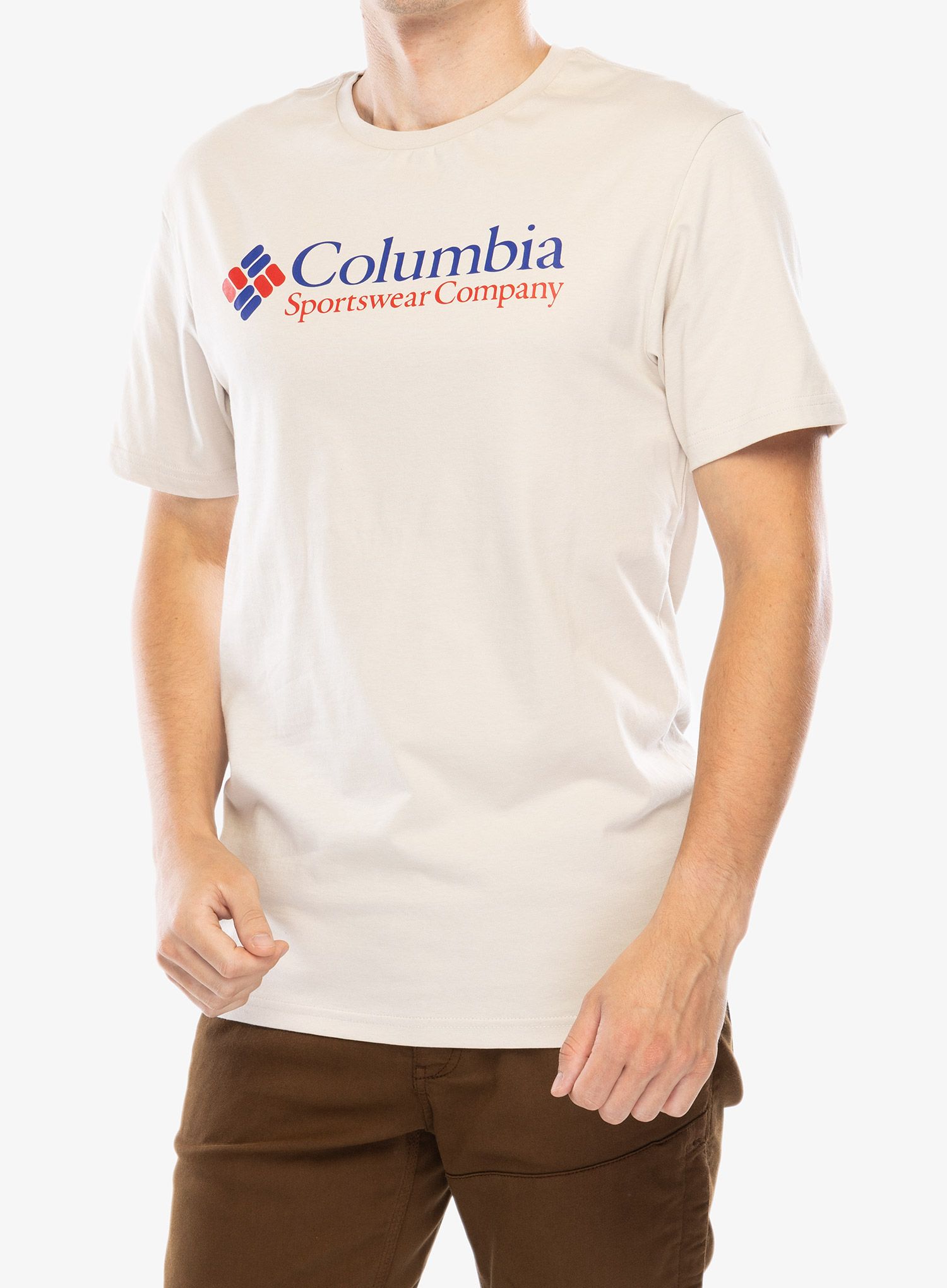 Majica s potiskom Columbia CSC Basic Logo S/S Shirt - dark stone/csc retro logo