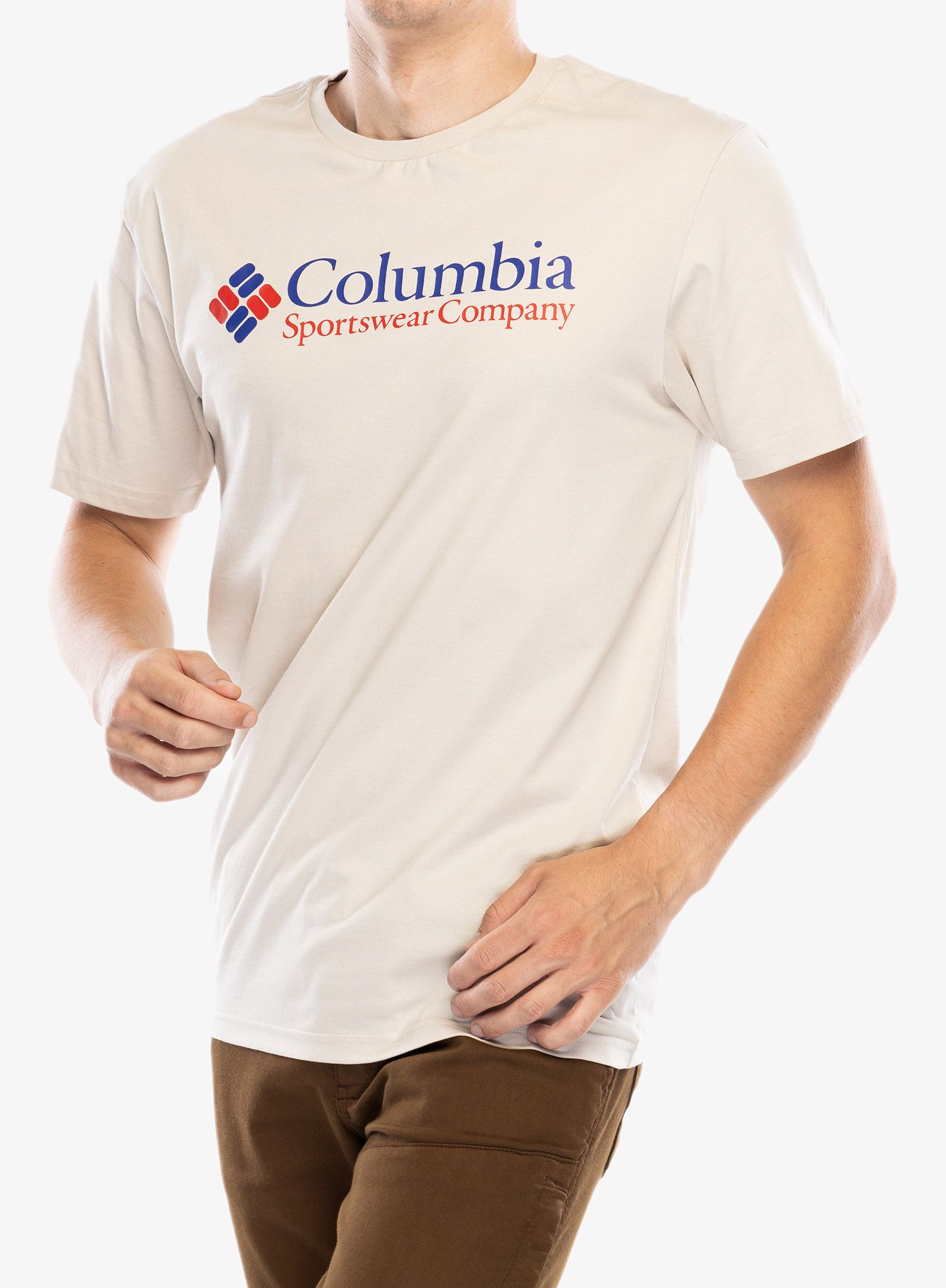 Majica s potiskom Columbia CSC Basic Logo S/S Shirt - dark stone/csc retro logo