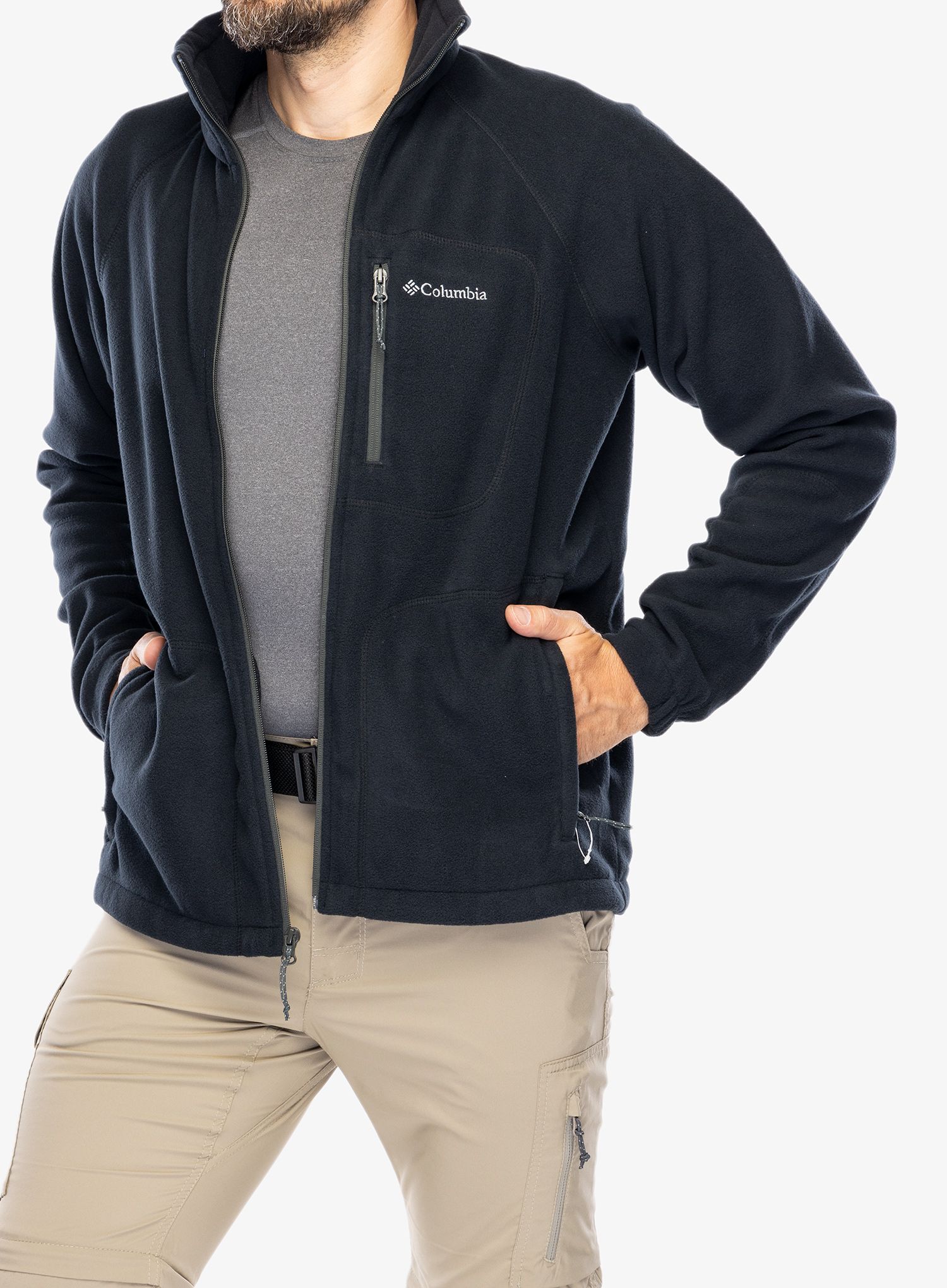 Flis Columbia Fast Trek II Full Zip Fleece - black