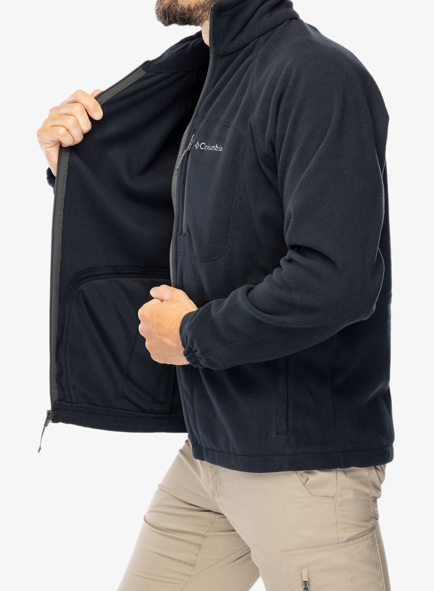 Flis Columbia Fast Trek II Full Zip Fleece - black