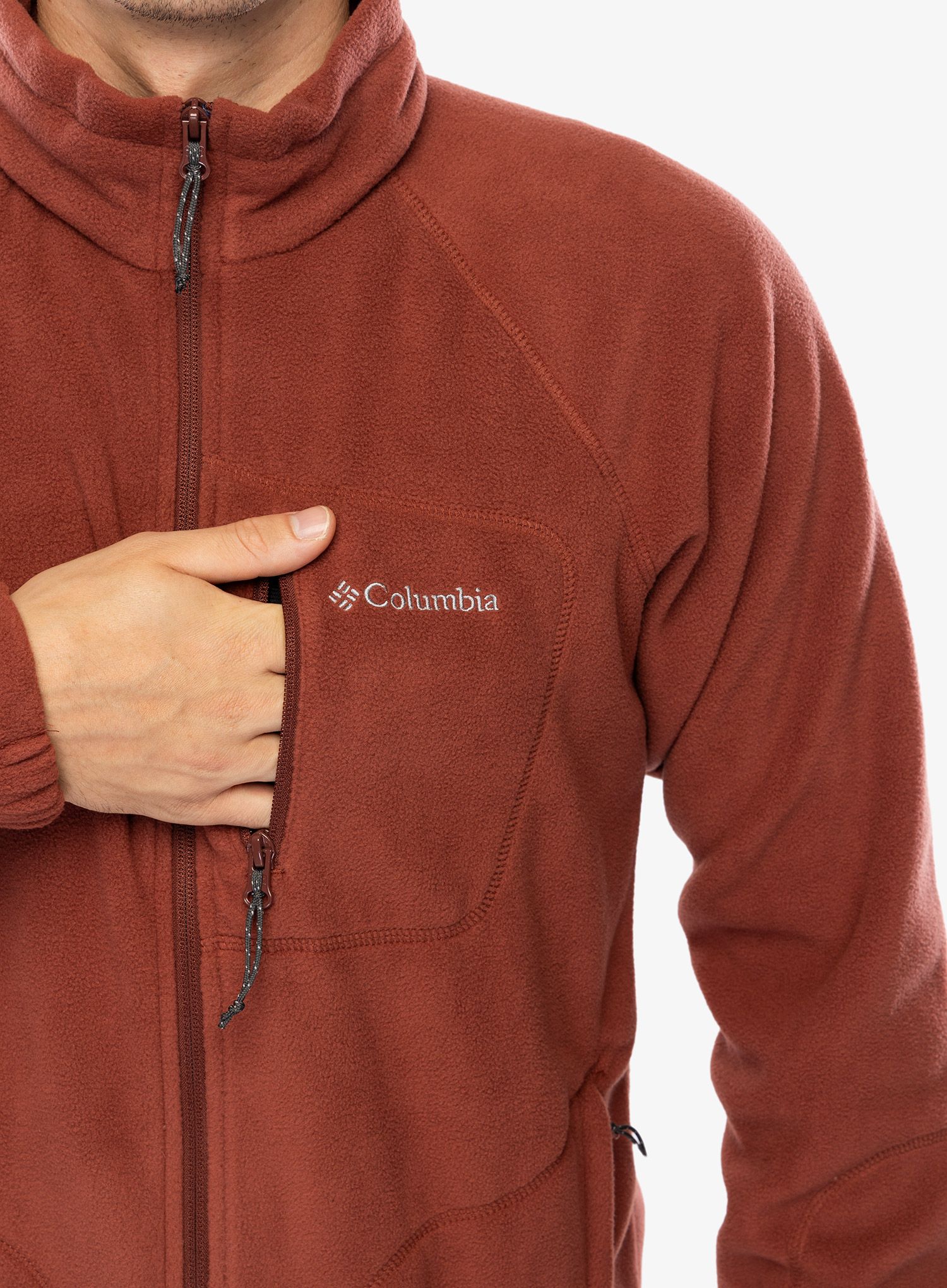Flis Columbia Fast Trek II Full Zip Fleece - spice
