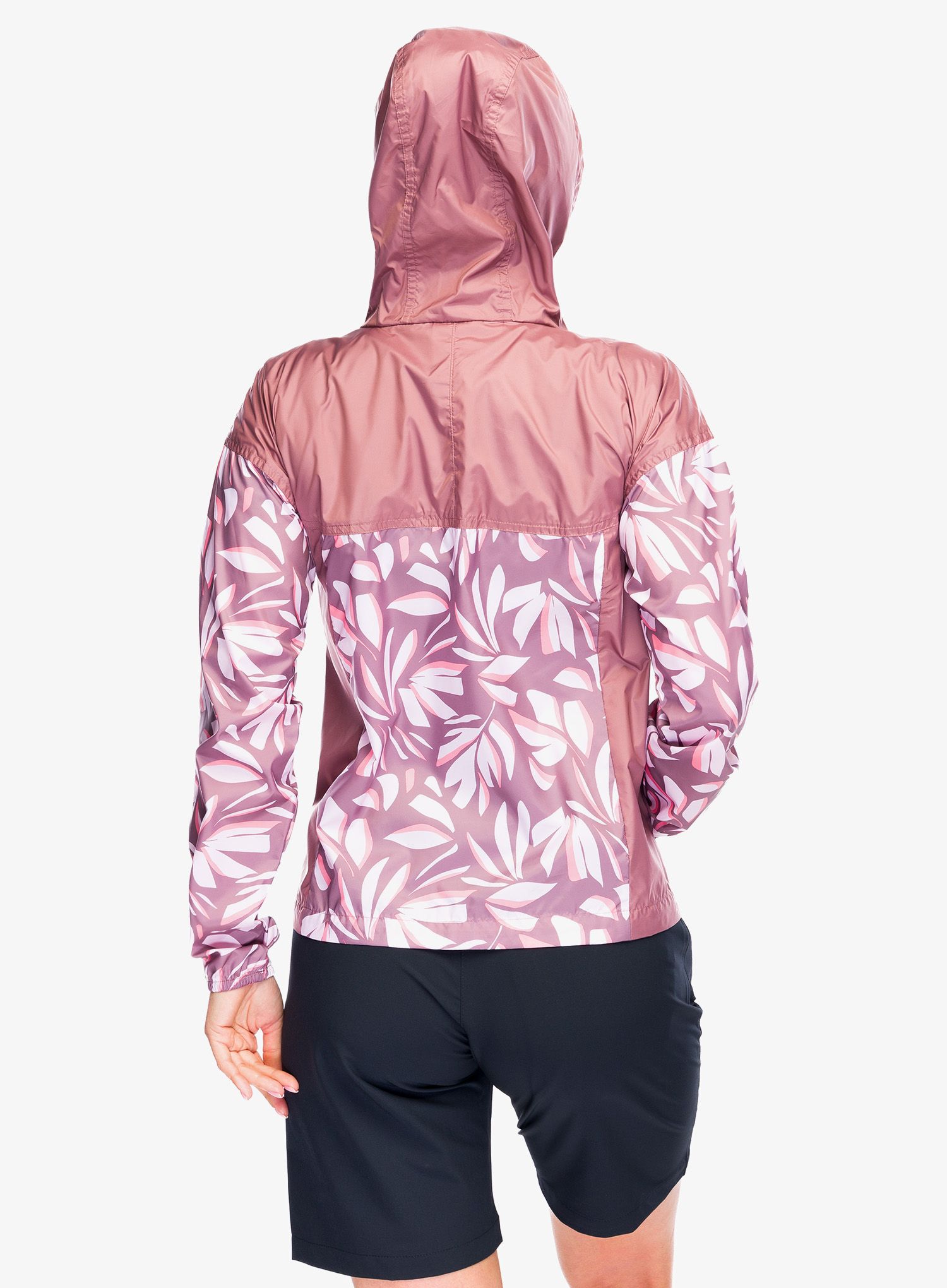 Ženska vetrovka Columbia Flash Challenger Novelty Windbreaker - fig areca print/fig