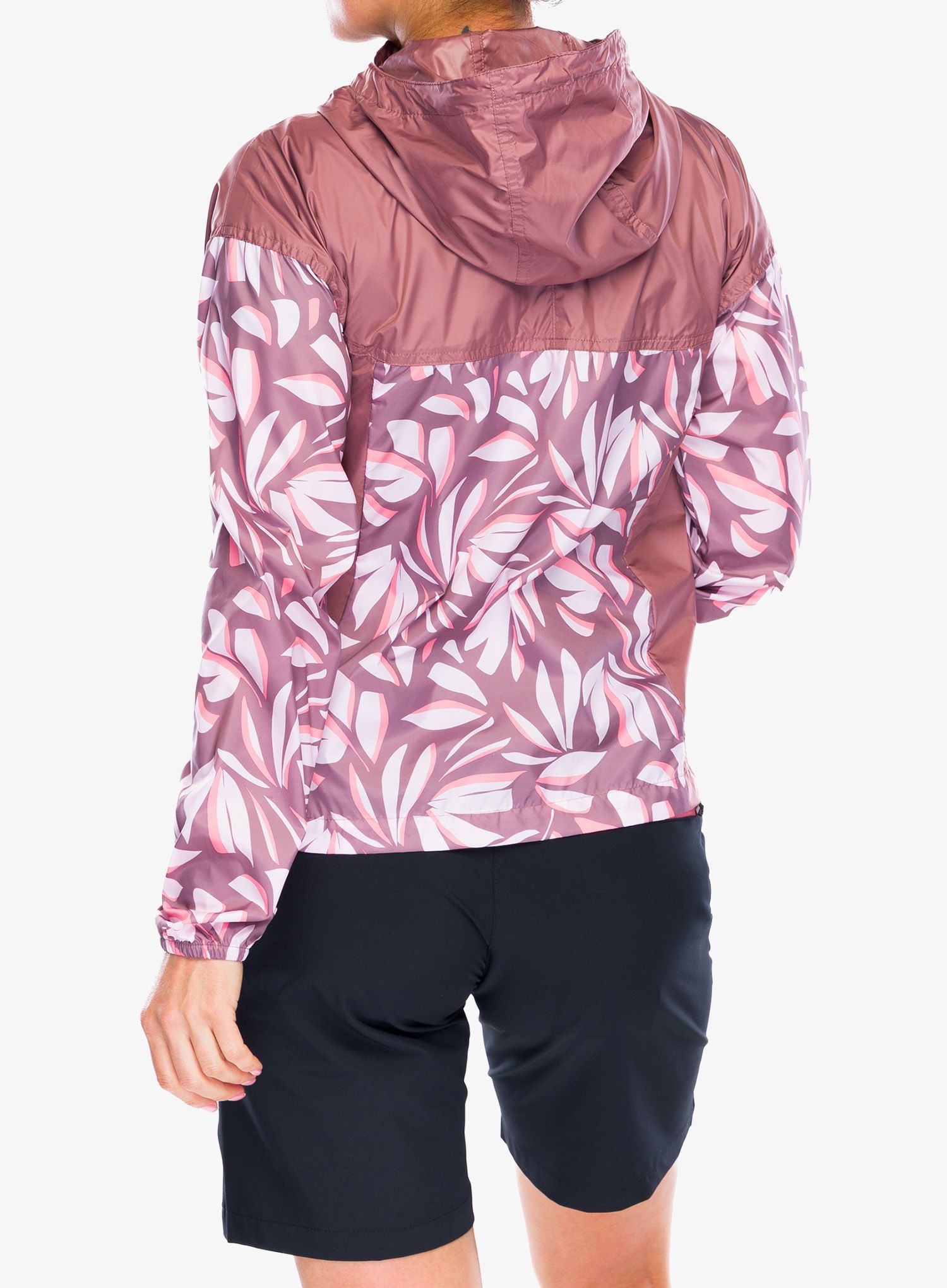 Ženska vetrovka Columbia Flash Challenger Novelty Windbreaker - fig areca print/fig