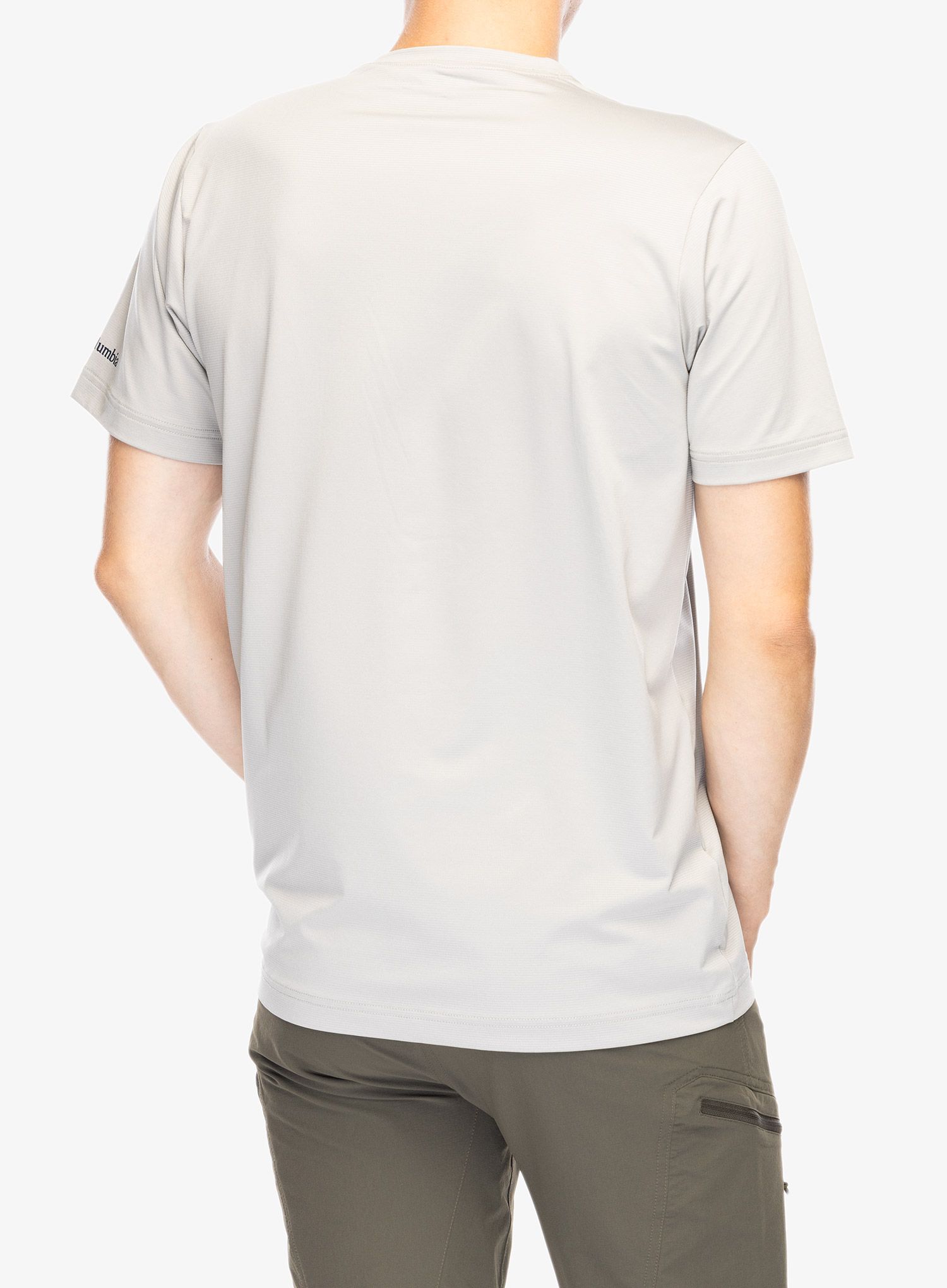 Športna majica Columbia Ice Lake II SS Tee - flint grey/boundless borders