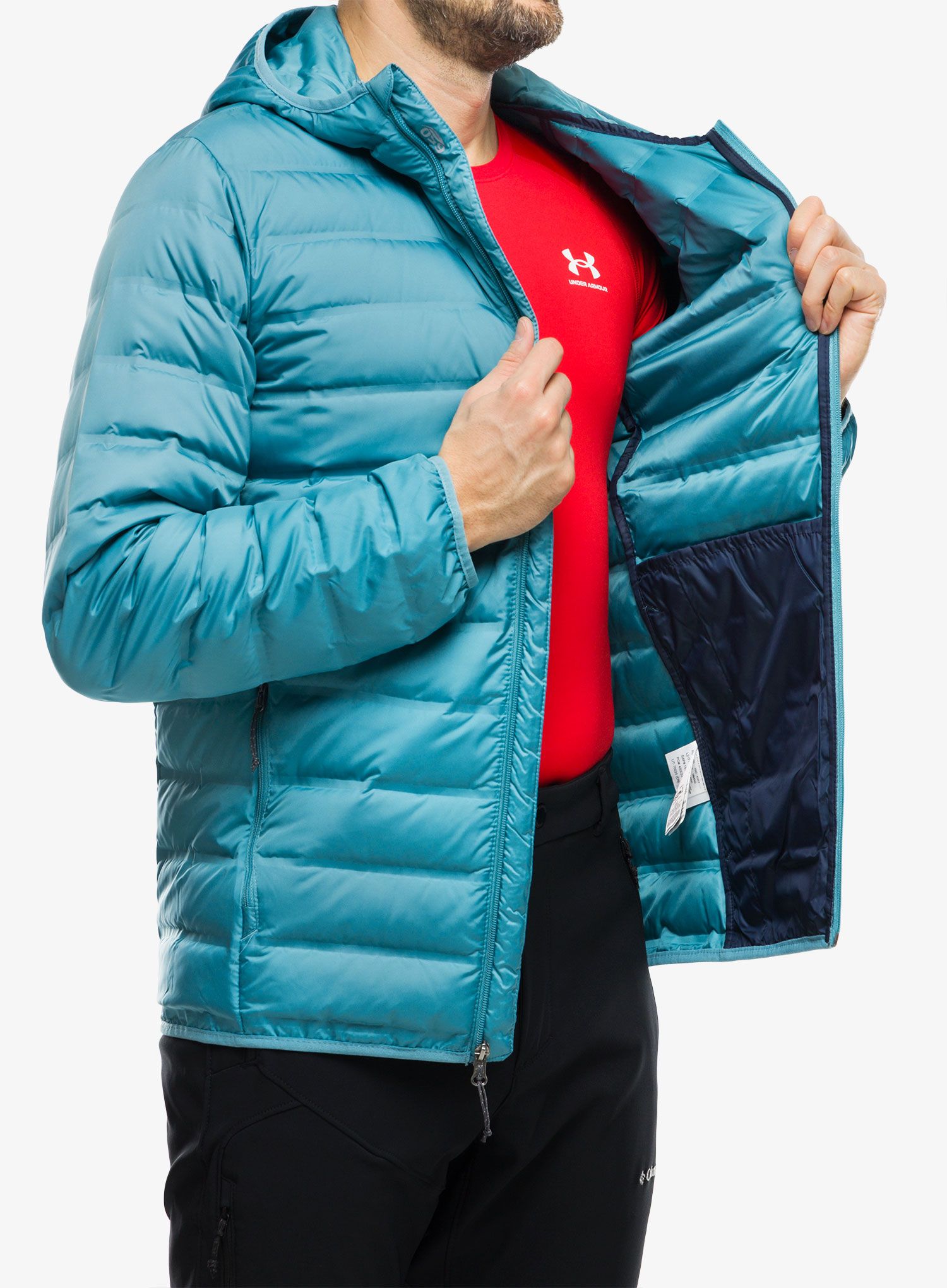 Moška puhovka Columbia Lake 22 Down Hooded Jacket - shasta