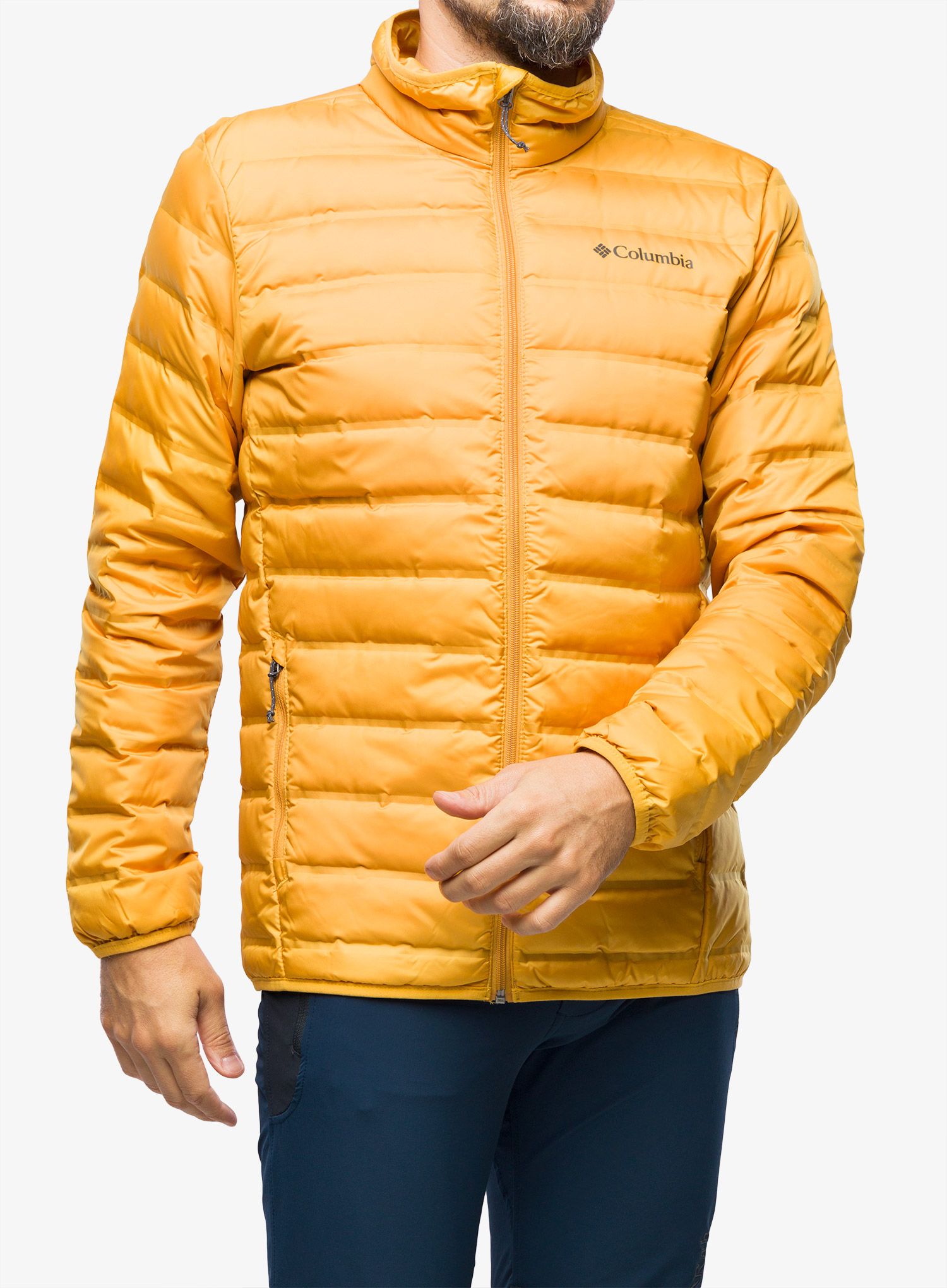Moška puhovka Columbia Lake 22 Down Jacket - raw honey