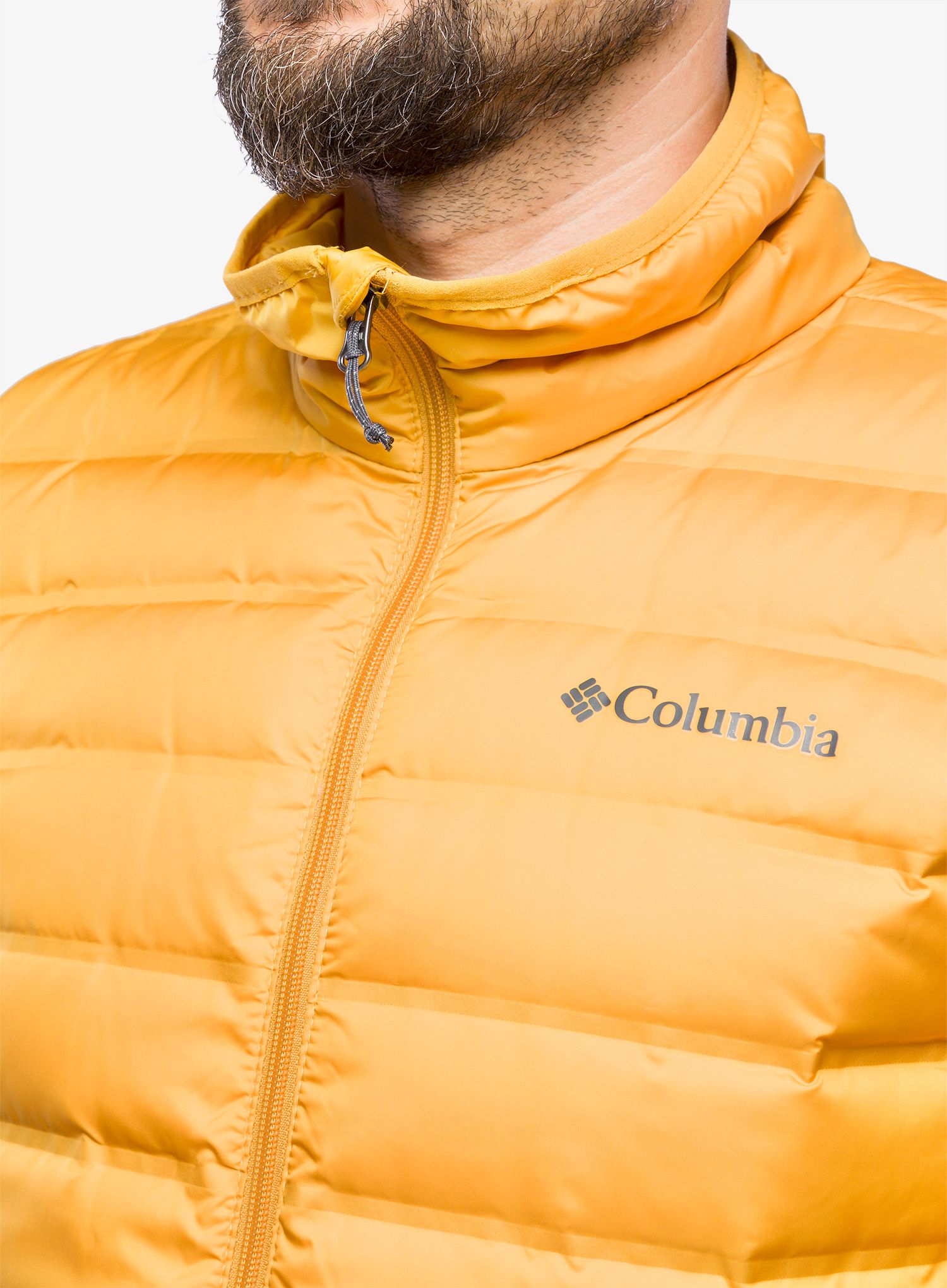 Moška puhovka Columbia Lake 22 Down Jacket - raw honey