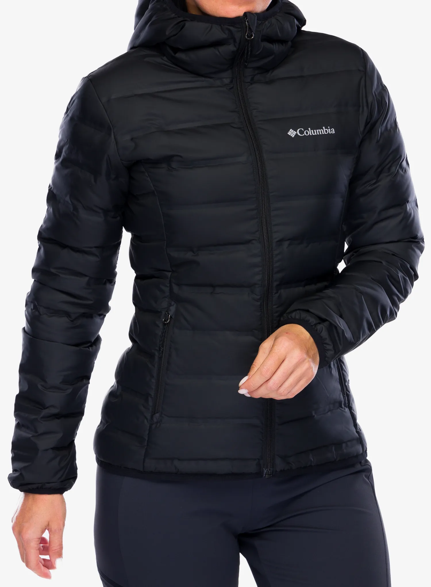 Ženska puhovka Columbia Lake 22 II Down Hooded Jacket - black