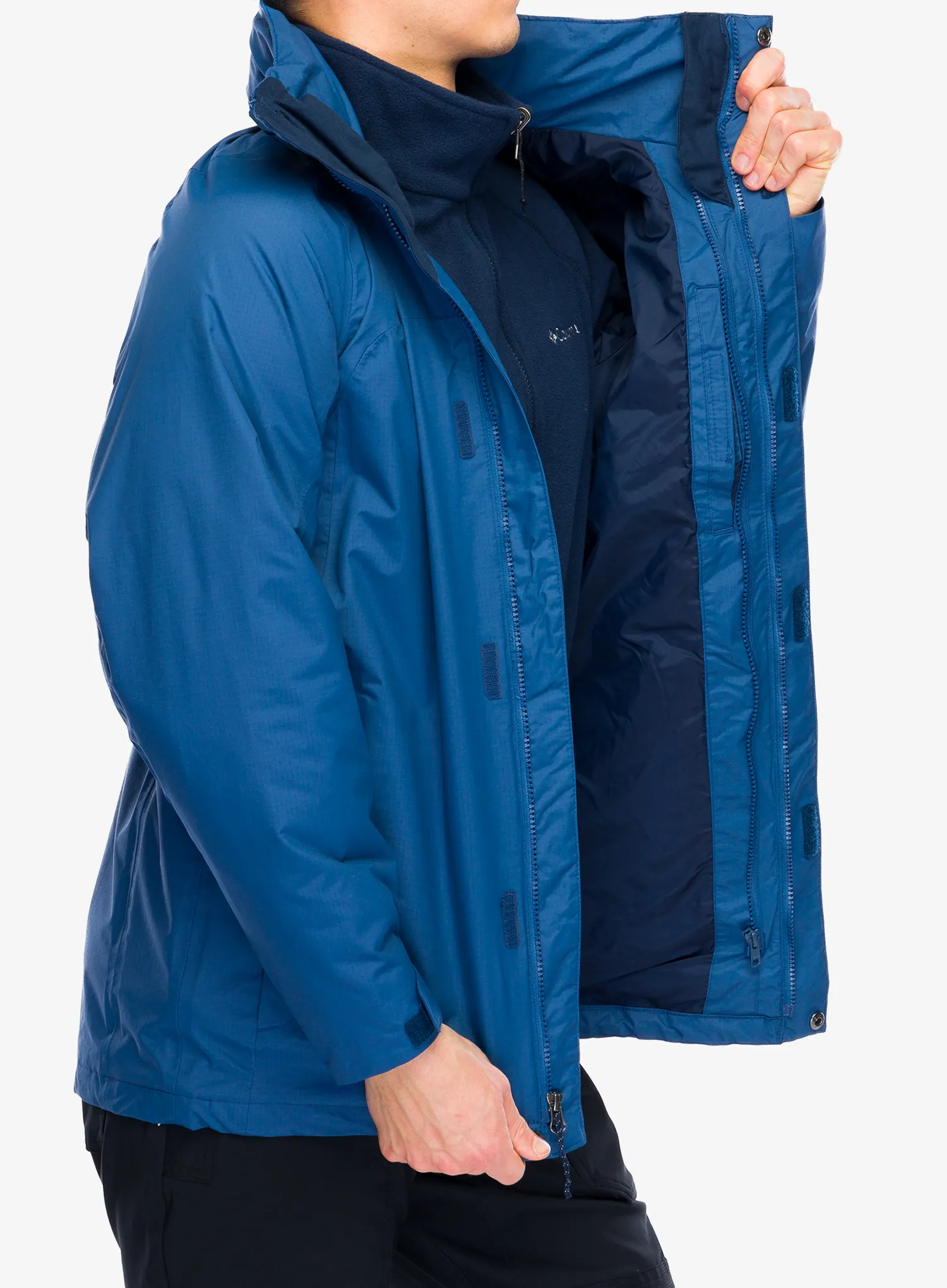 Jakna 3v1 Columbia Mission Air Interchange Jacket - night tide/collegiate navy