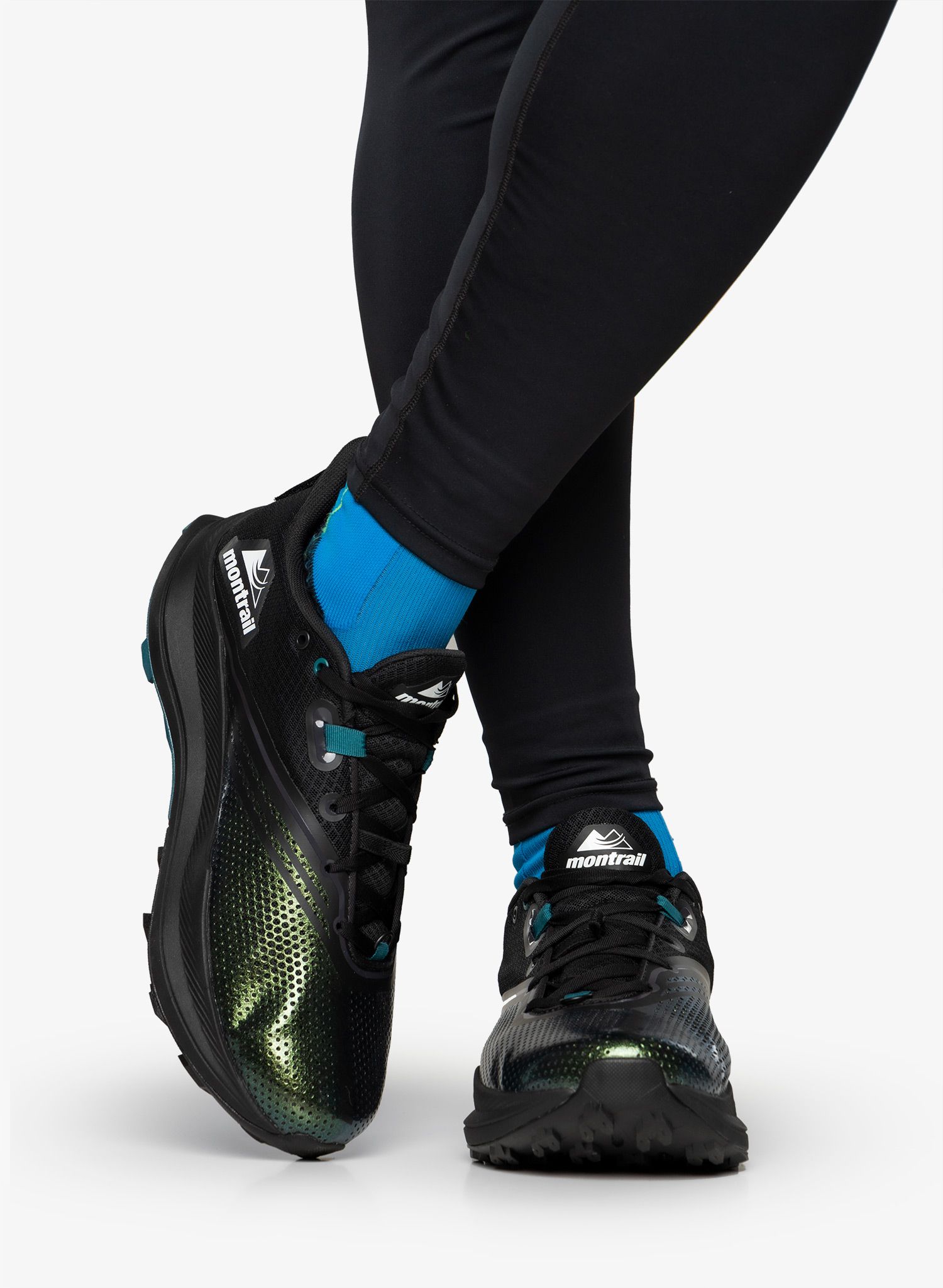Trail tekaški čevlji Columbia Montrail Trinity FKT - black/white