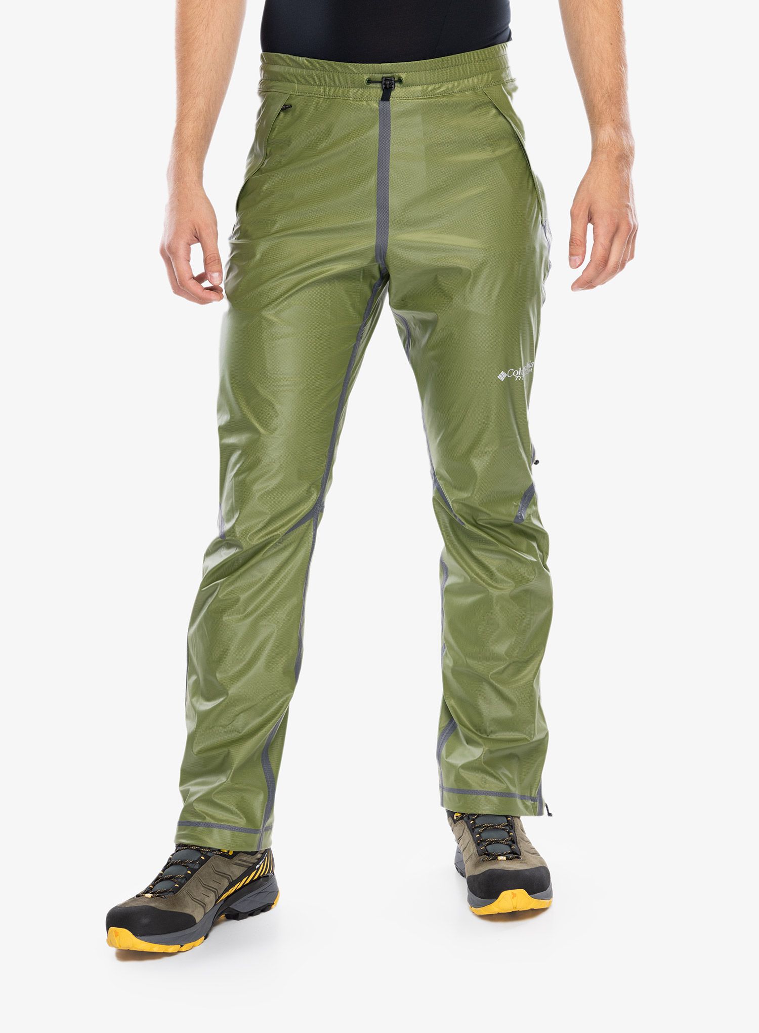 Nepremočljive hlače Columbia OutDry Extreme Wyldwood Rain Pant - canteen