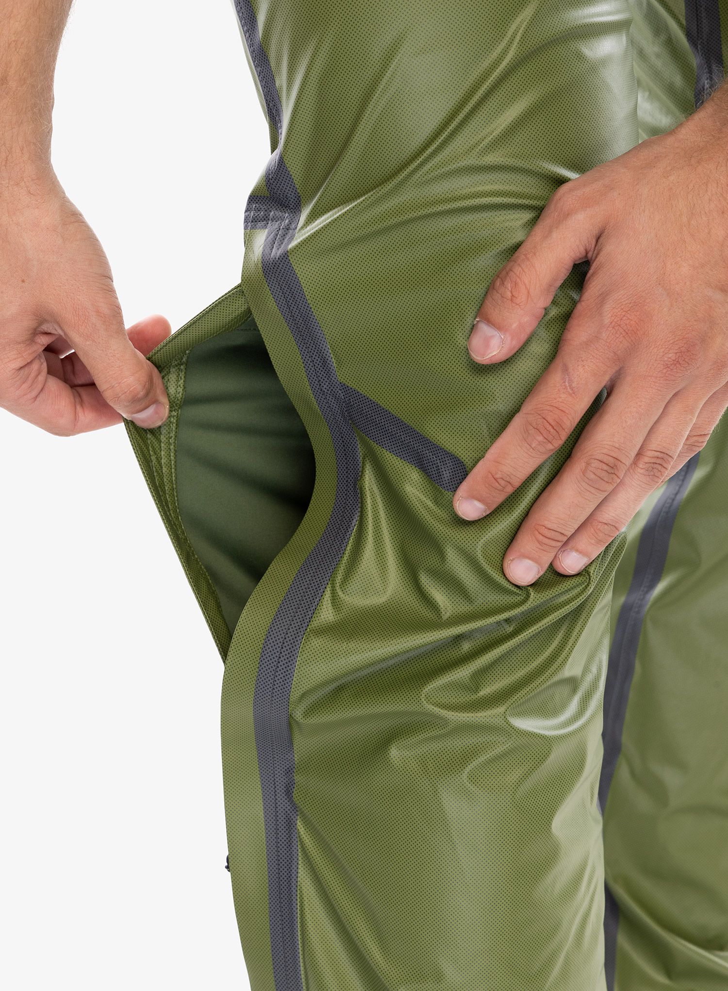 Nepremočljive hlače Columbia OutDry Extreme Wyldwood Rain Pant - canteen