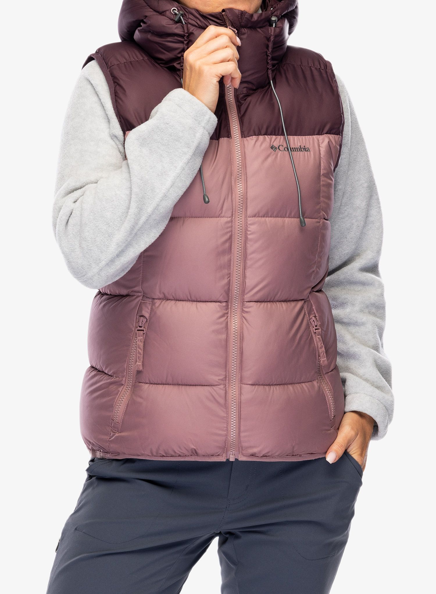Ženski brezrokavnik Columbia Pike Lake II Insulated Vest - fig/moonvista