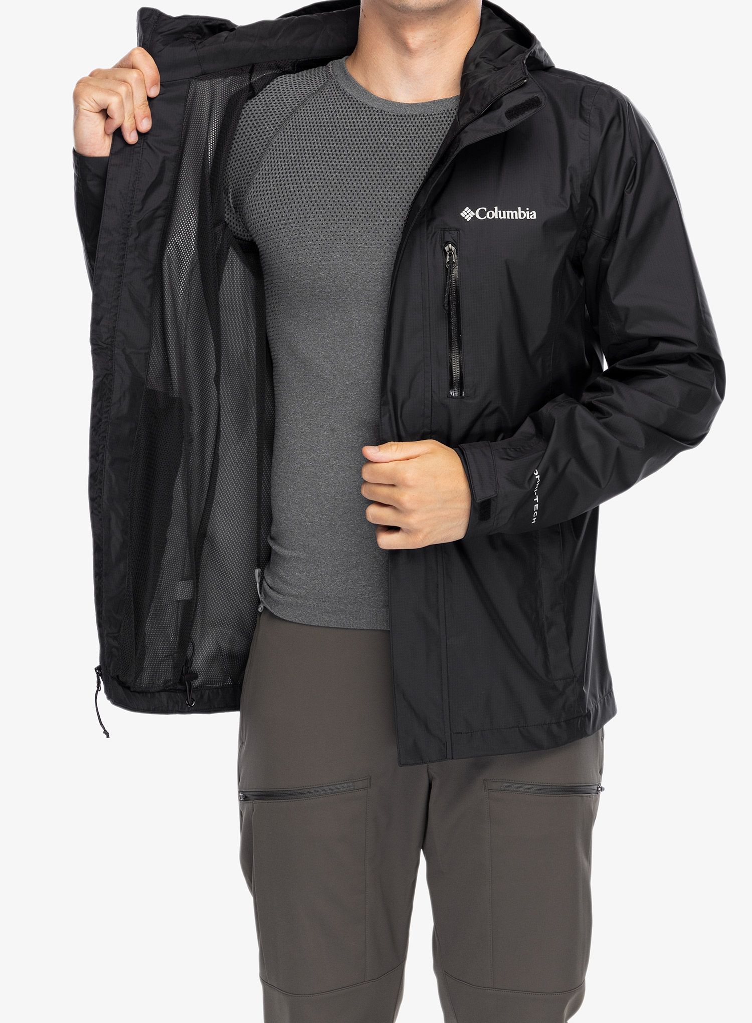 Nepremočljiva jakna Columbia Pouring Adventure III Jacket - black