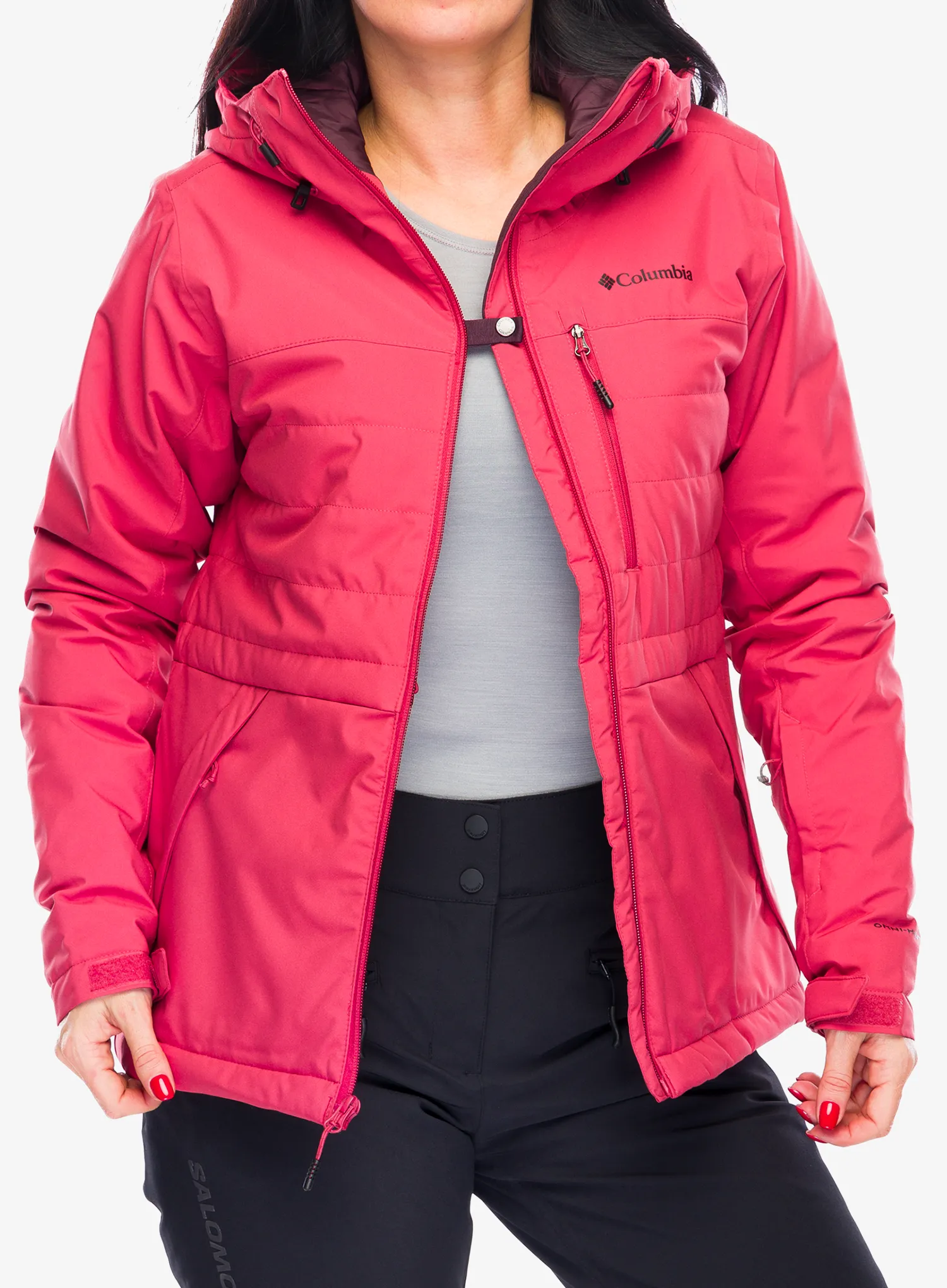 Ženska smučarska jakna Columbia Powdered Peak Insulated Jacket - daredevil