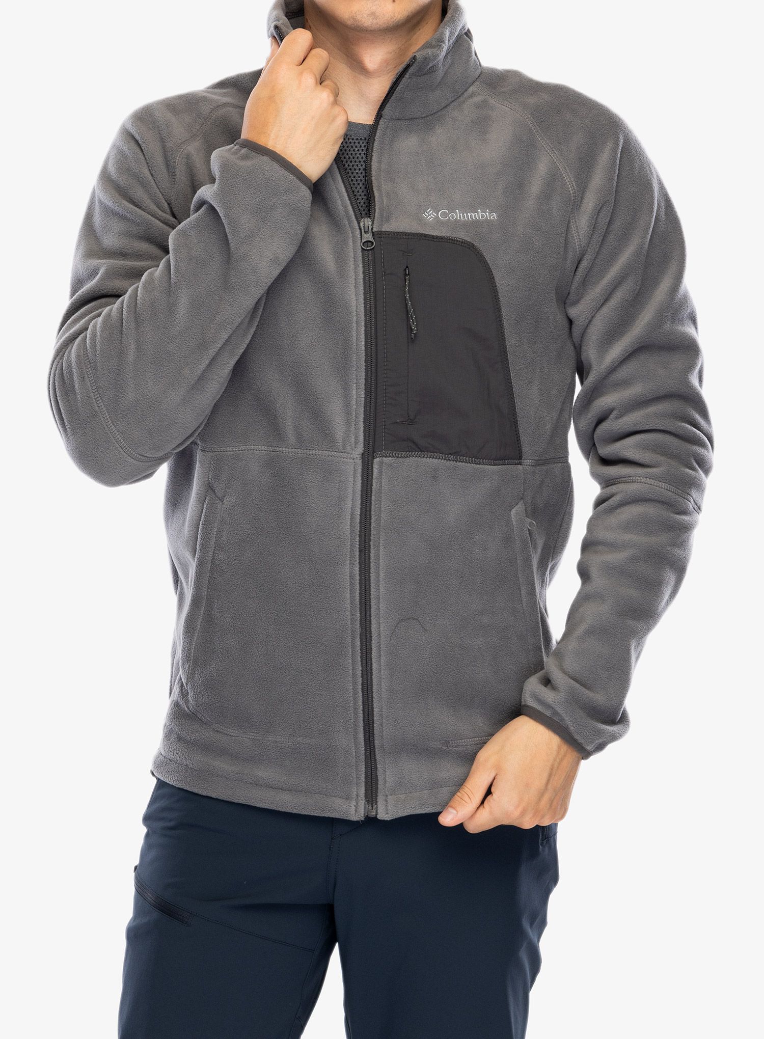 Jopica Columbia Rapid Expedition Full Zip Fleece - city grey/shark
