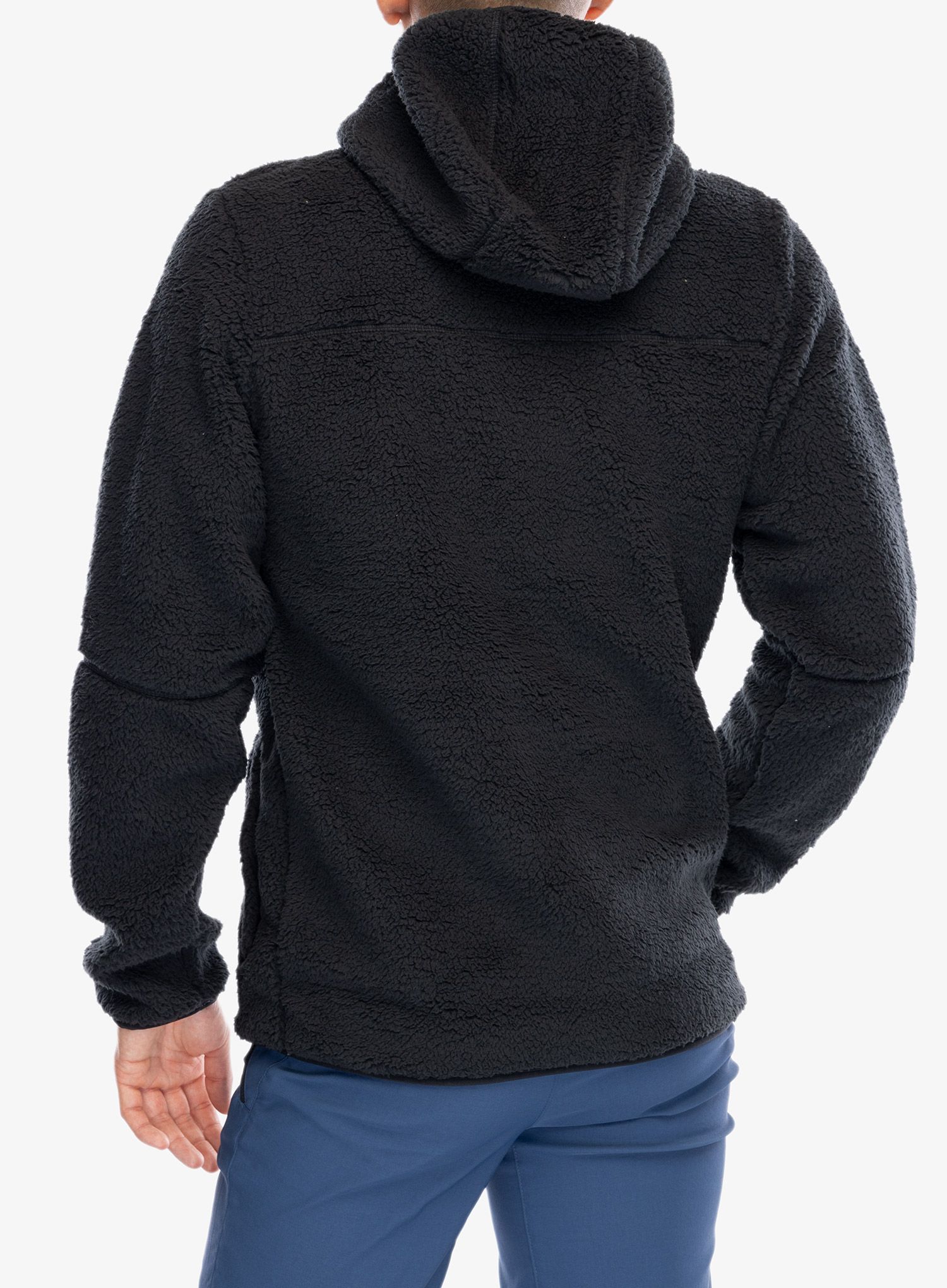 Jopica z zadrgo Columbia Rugged Ridge III Sherpa Pullover Hoodie - black
